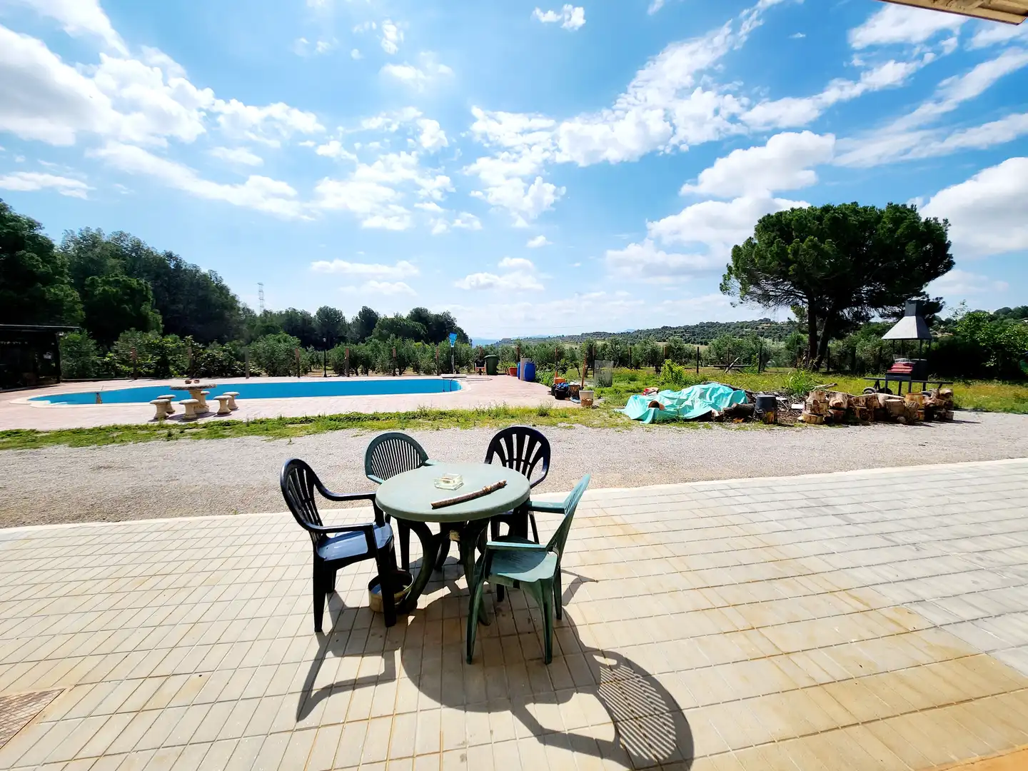 Jardín de Finca rústica de alquiler con opción a compra en Esparreguera con Calefacción, Jardín privado y Terraza