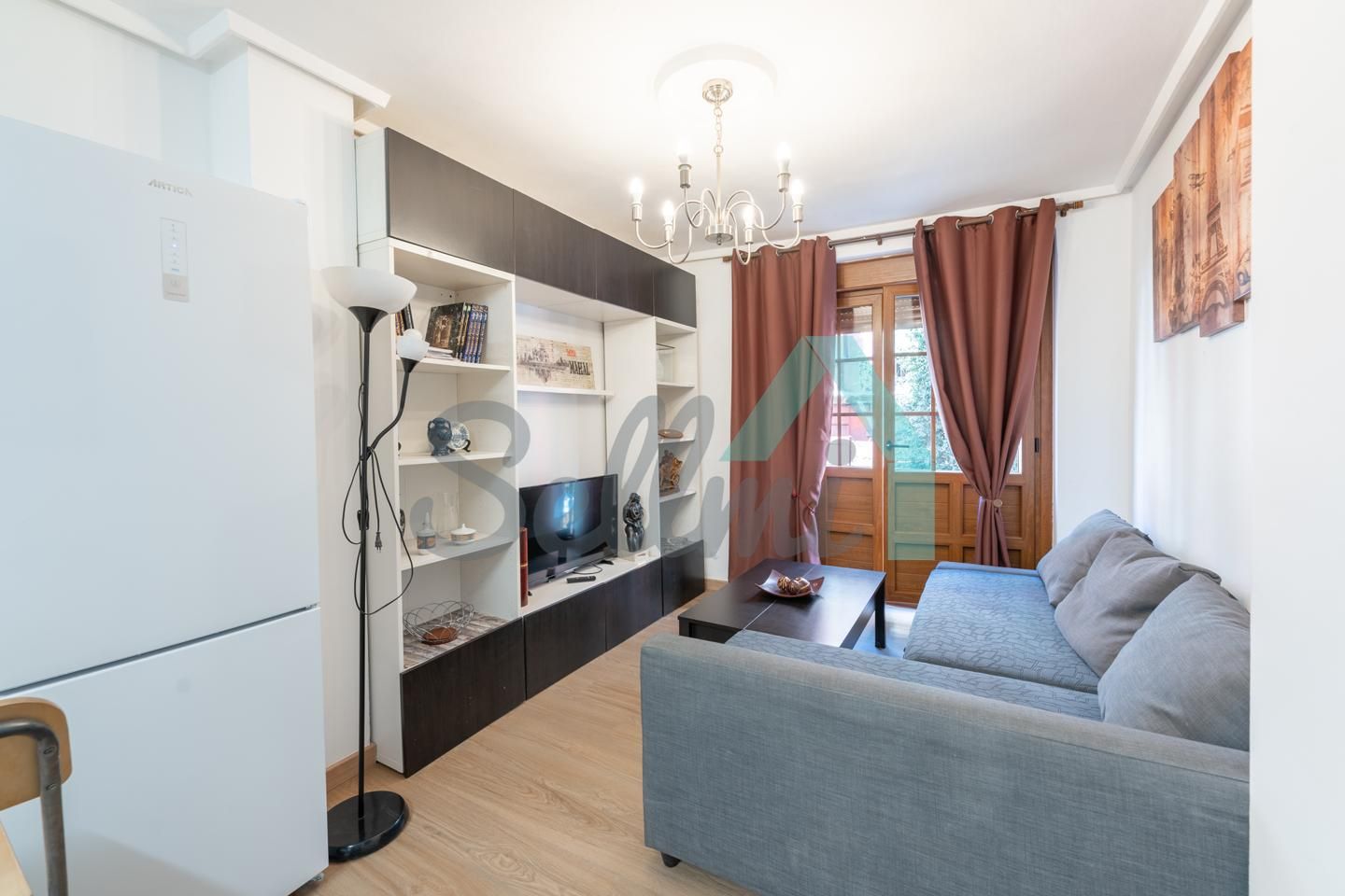 Living room of Flat to rent in Gijón   with Heating and Furnished