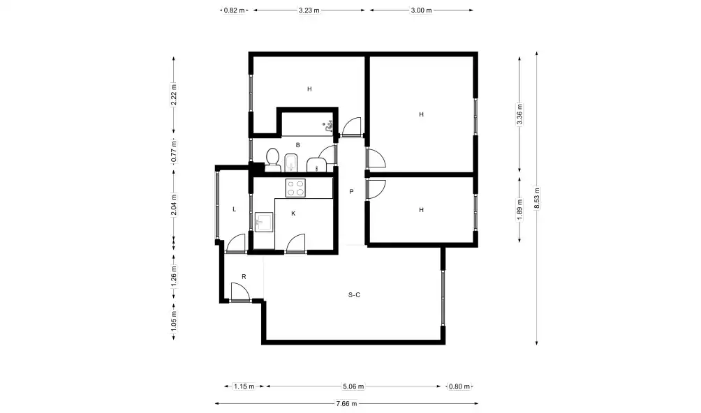 Piso en venta en Sabadell