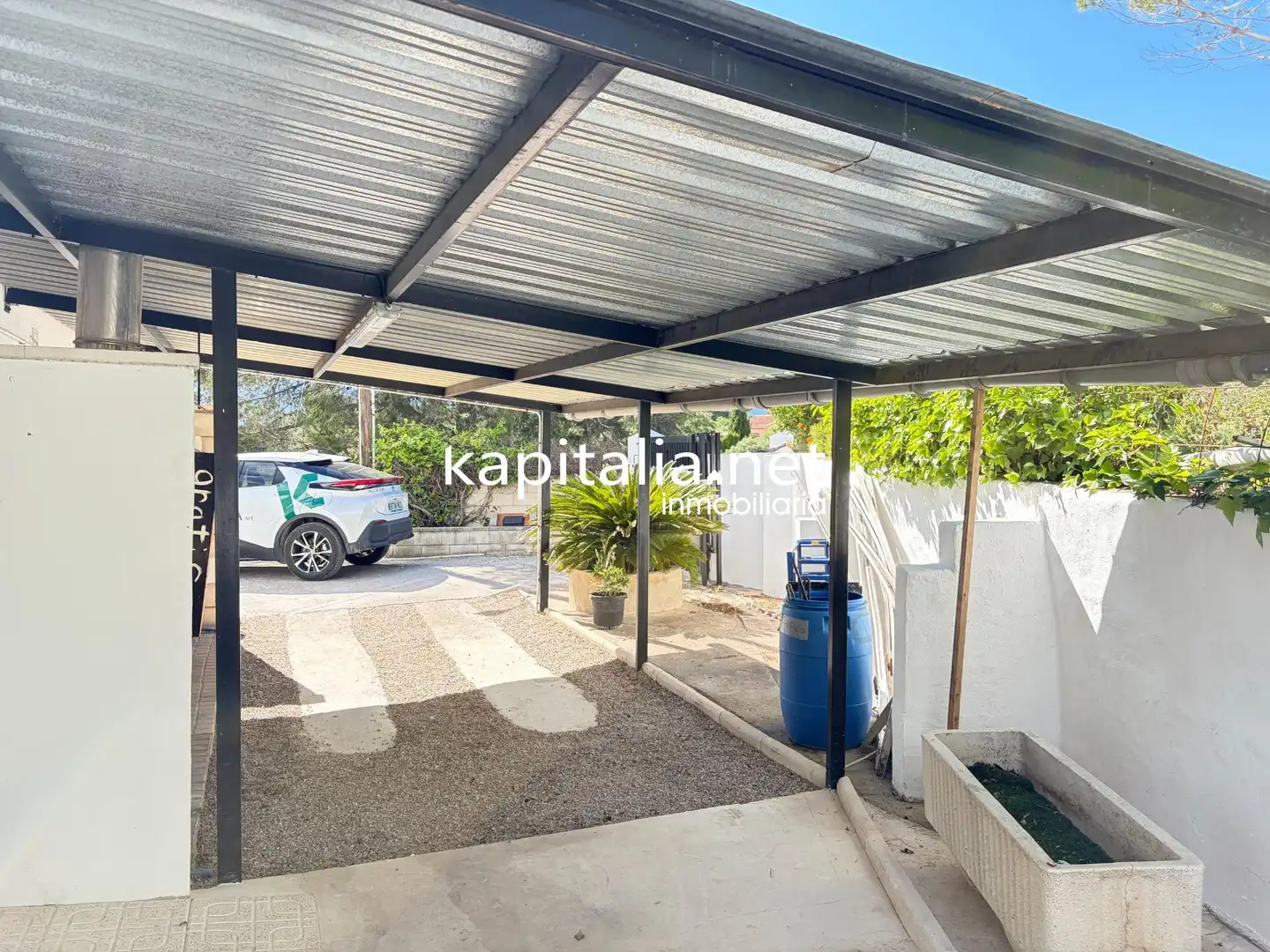 Exterior view of Houses for sale in Millena  with Heating, Terrace and Swimming Pool