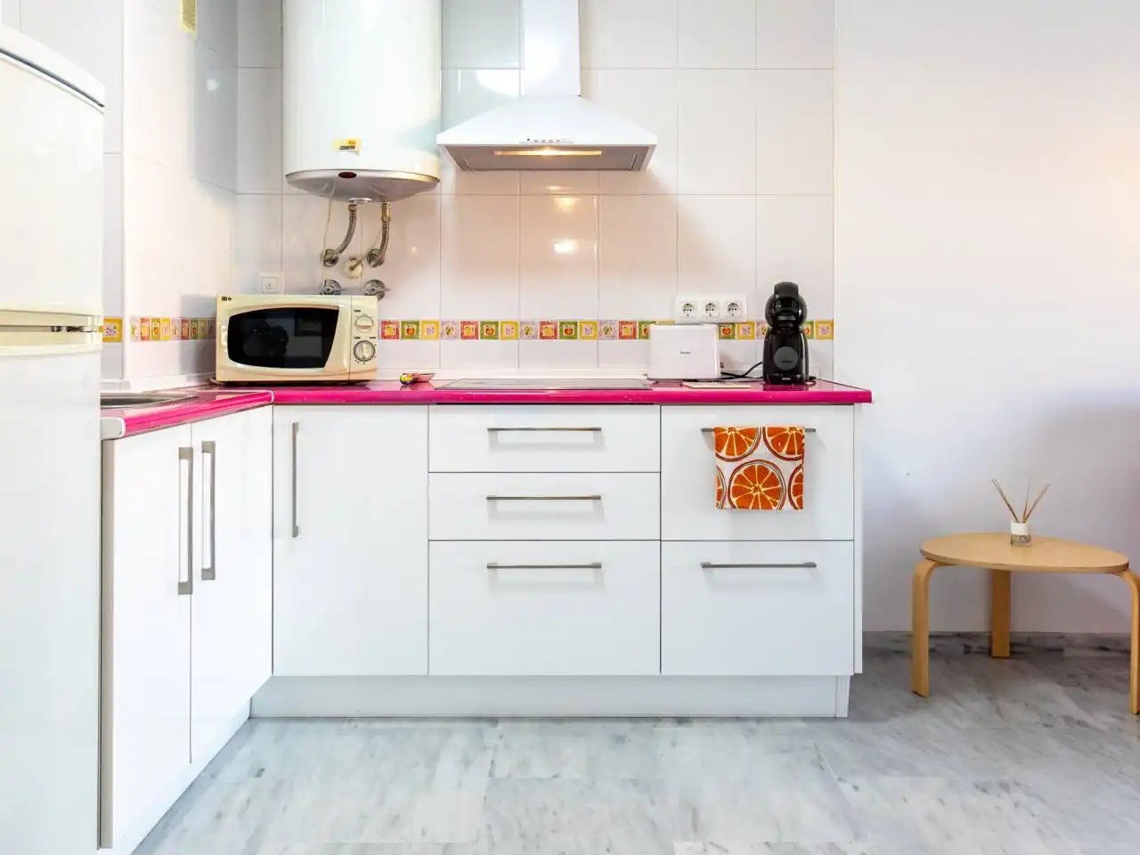 Kitchen of Flat for rent in Rincón de la Victoria  with Air Conditioner, Terrace and Furnished