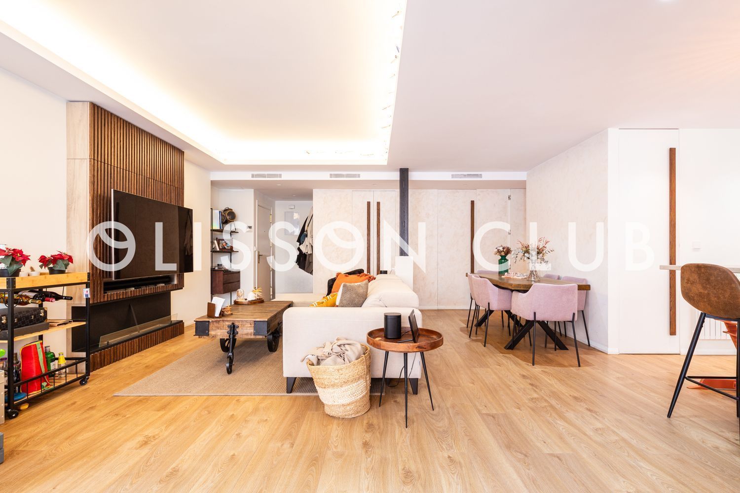 Living room of Flat for sale in  Madrid Capital  with Air Conditioner and Heating