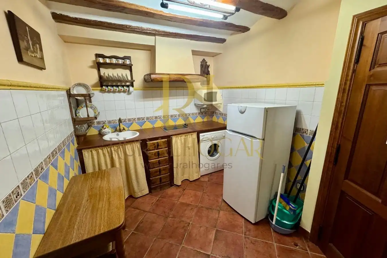 Cocina de Casa o chalet en venta en Peralejos de las Truchas con Calefacción, Jardín privado y Parquet