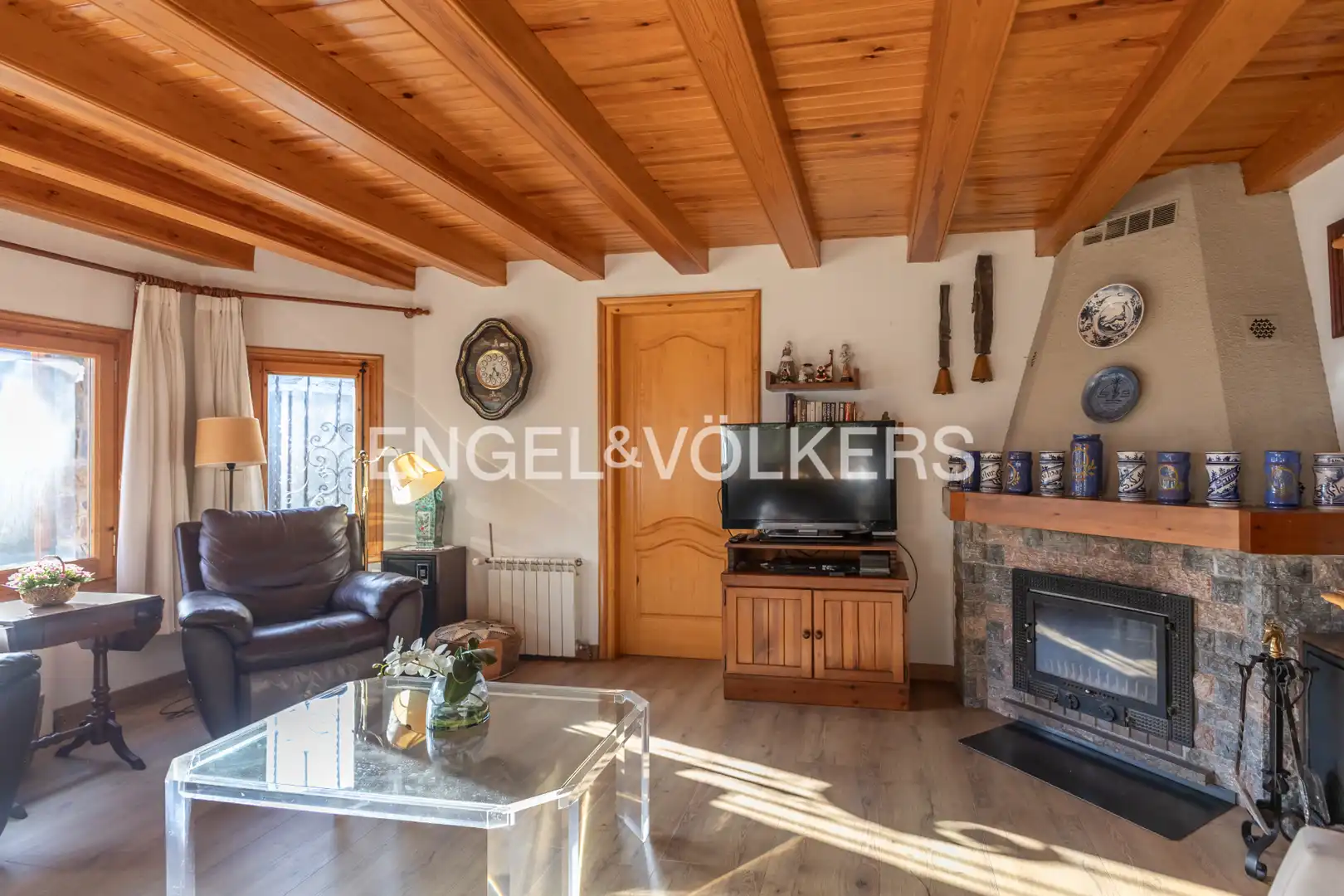 Sala de estar de Casa o chalet en venta en Llívia con Calefacción, Jardín privado y Parquet