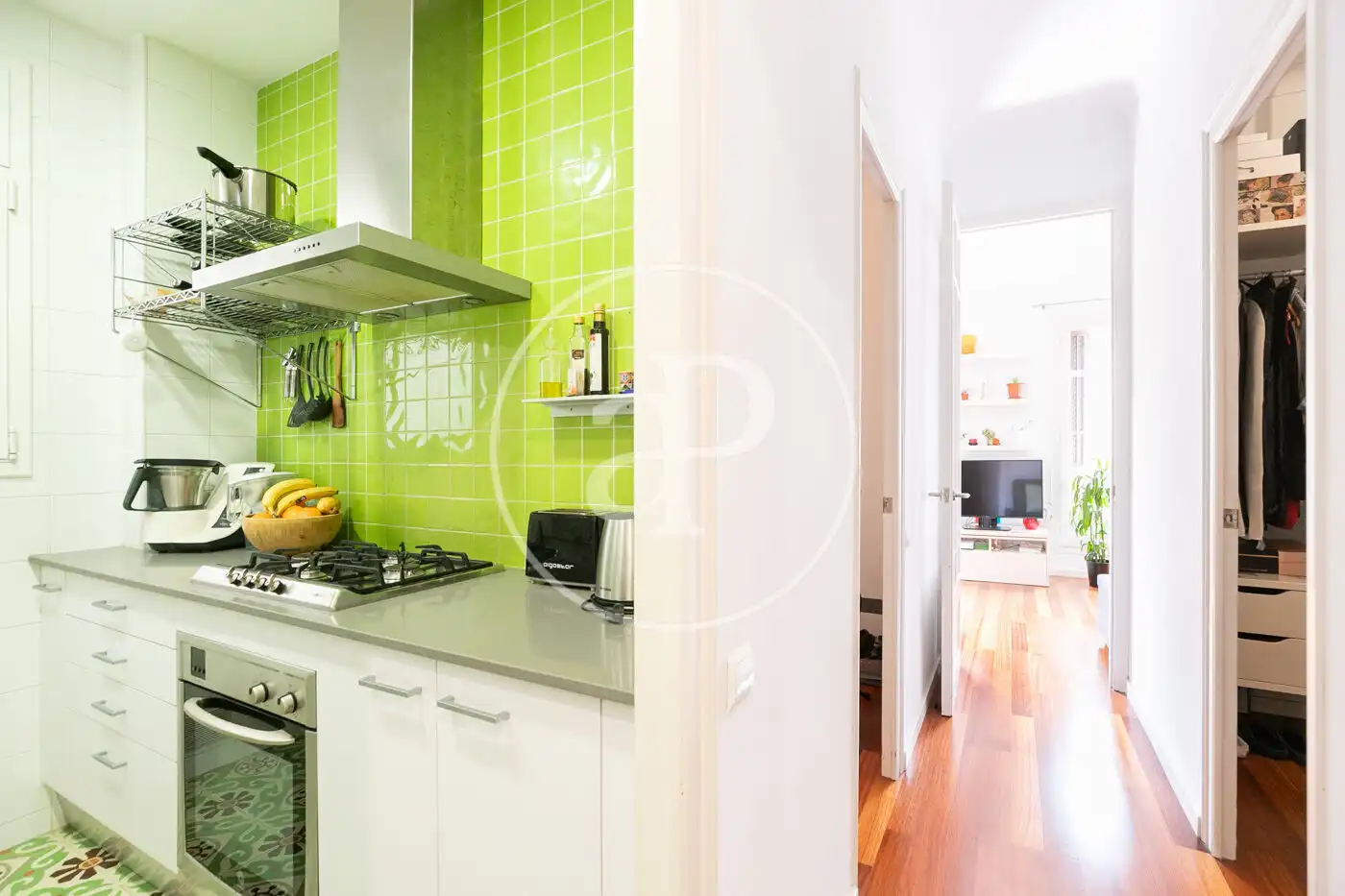 Cocina de Piso en venta en Barcelona con Calefacción, Amueblado y Balcón
