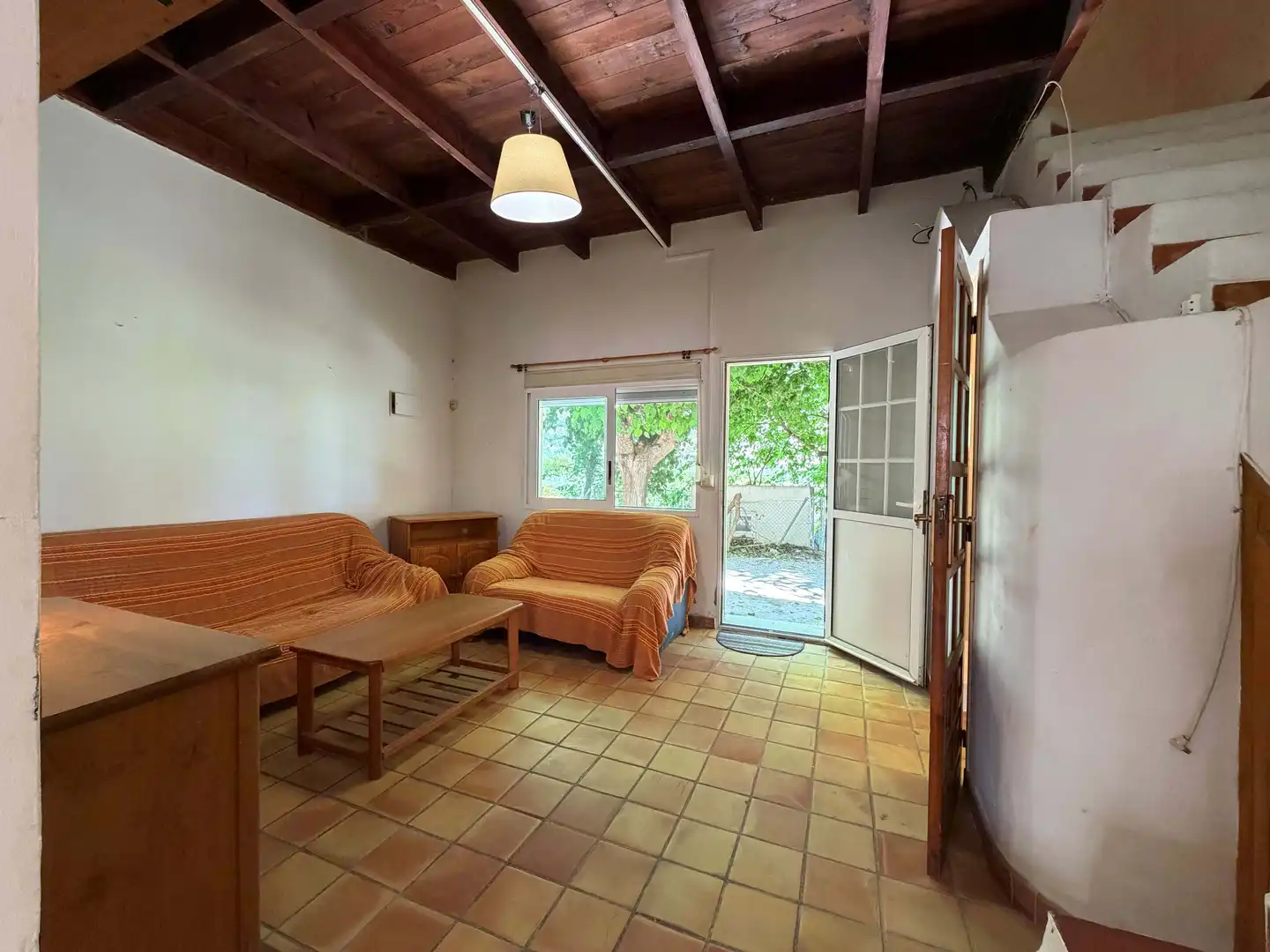 Sala d'estar de Casa adosada en venda en Ondara amb Terrassa