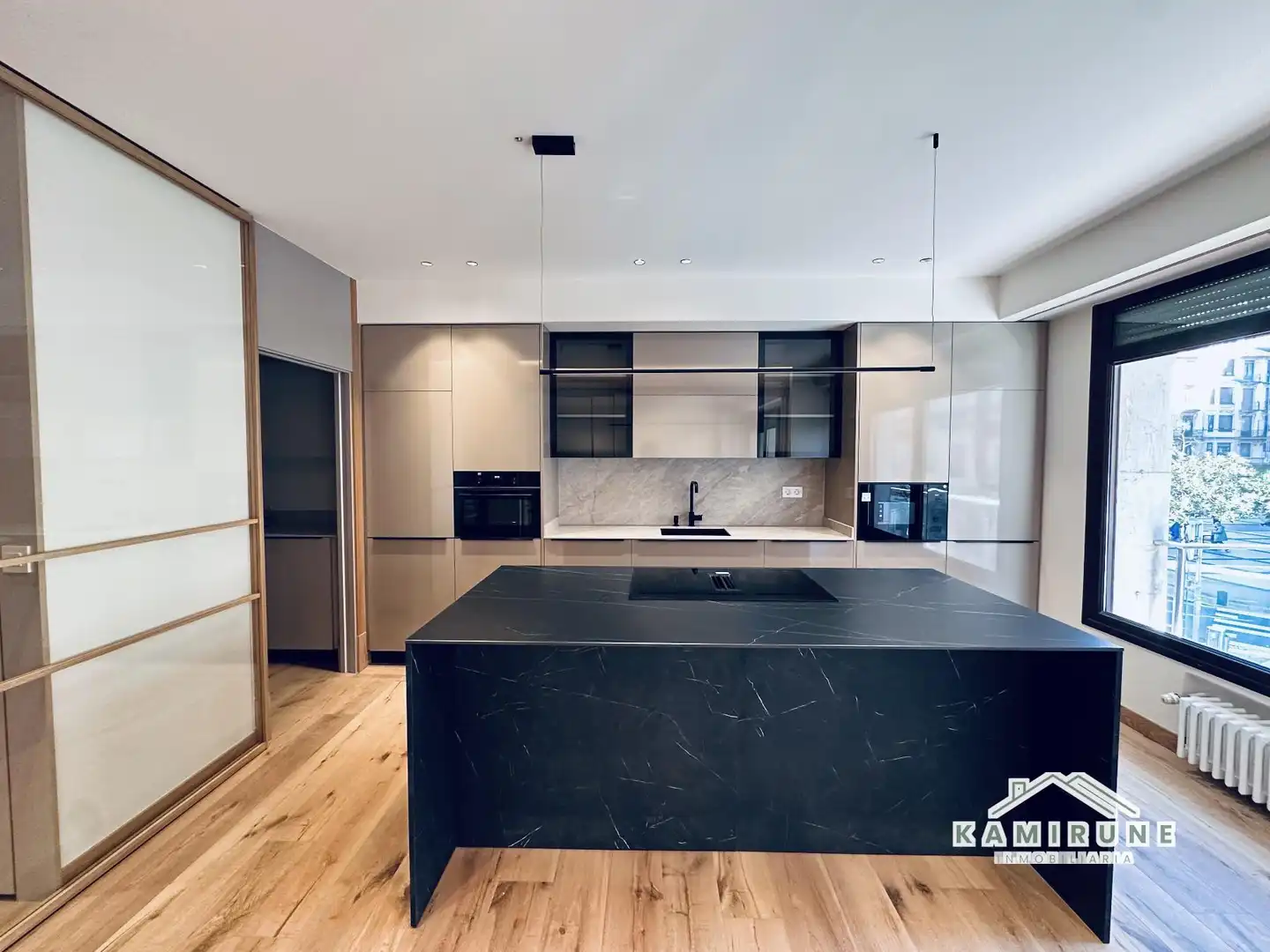 Kitchen of Flat for rent in Bilbao   with Heating, Terrace and Storage room