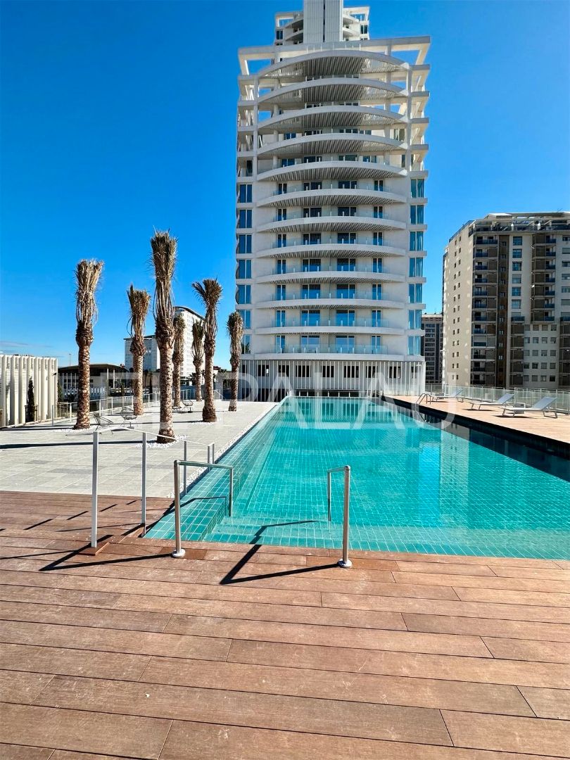 Piscina de Pis de lloguer en  Valencia Capital amb Aire condicionat, Terrassa i Moblat