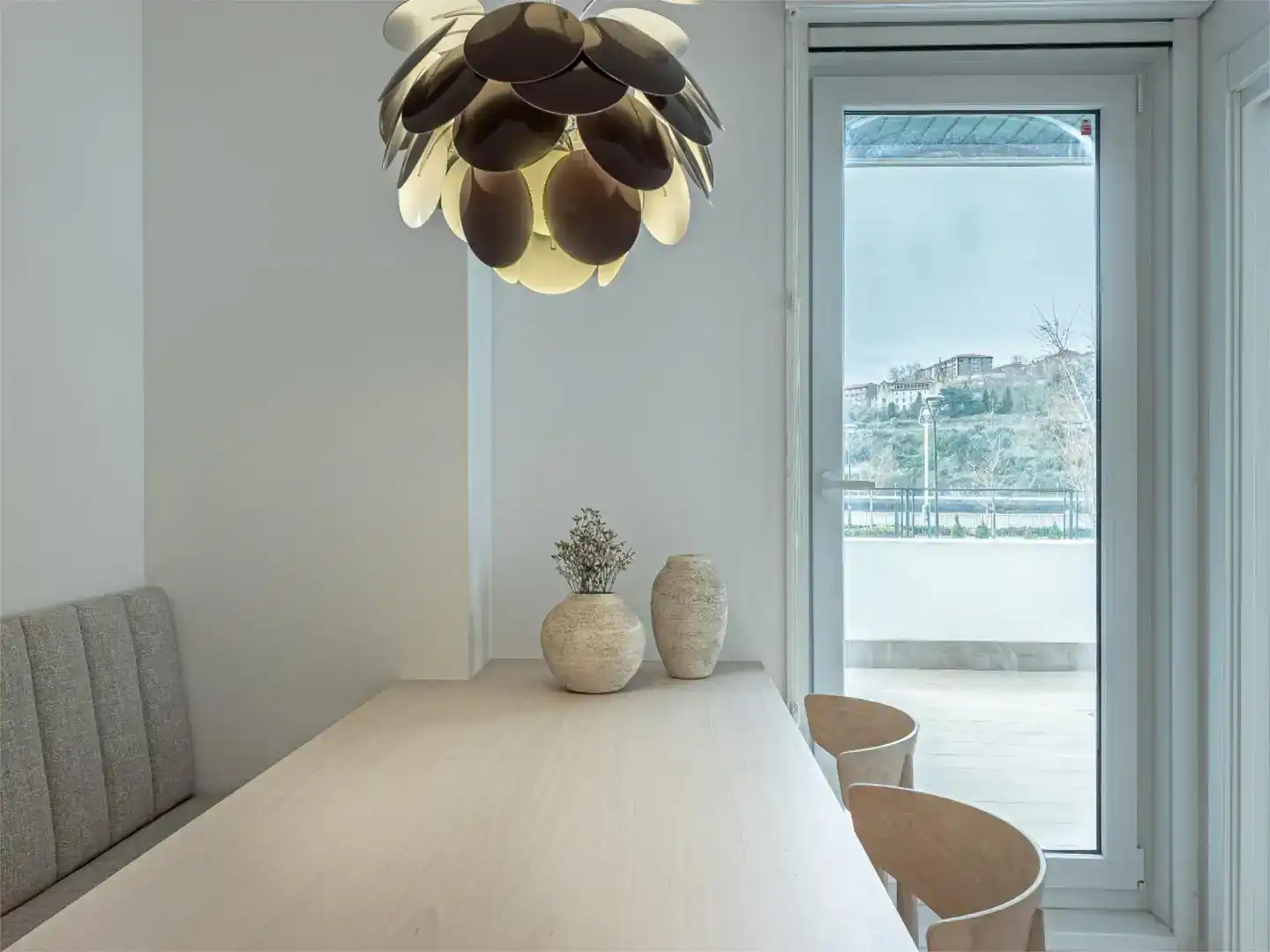 Dining room of Flat for sale in Leioa  with Air Conditioner, Swimming Pool and Balcony