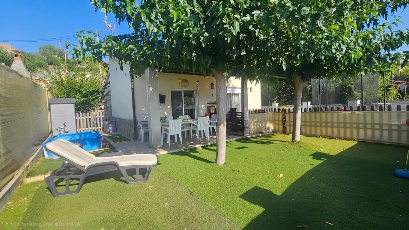 Jardín de Casa o chalet en venta en Piera con Aire acondicionado, Calefacción y Jardín privado