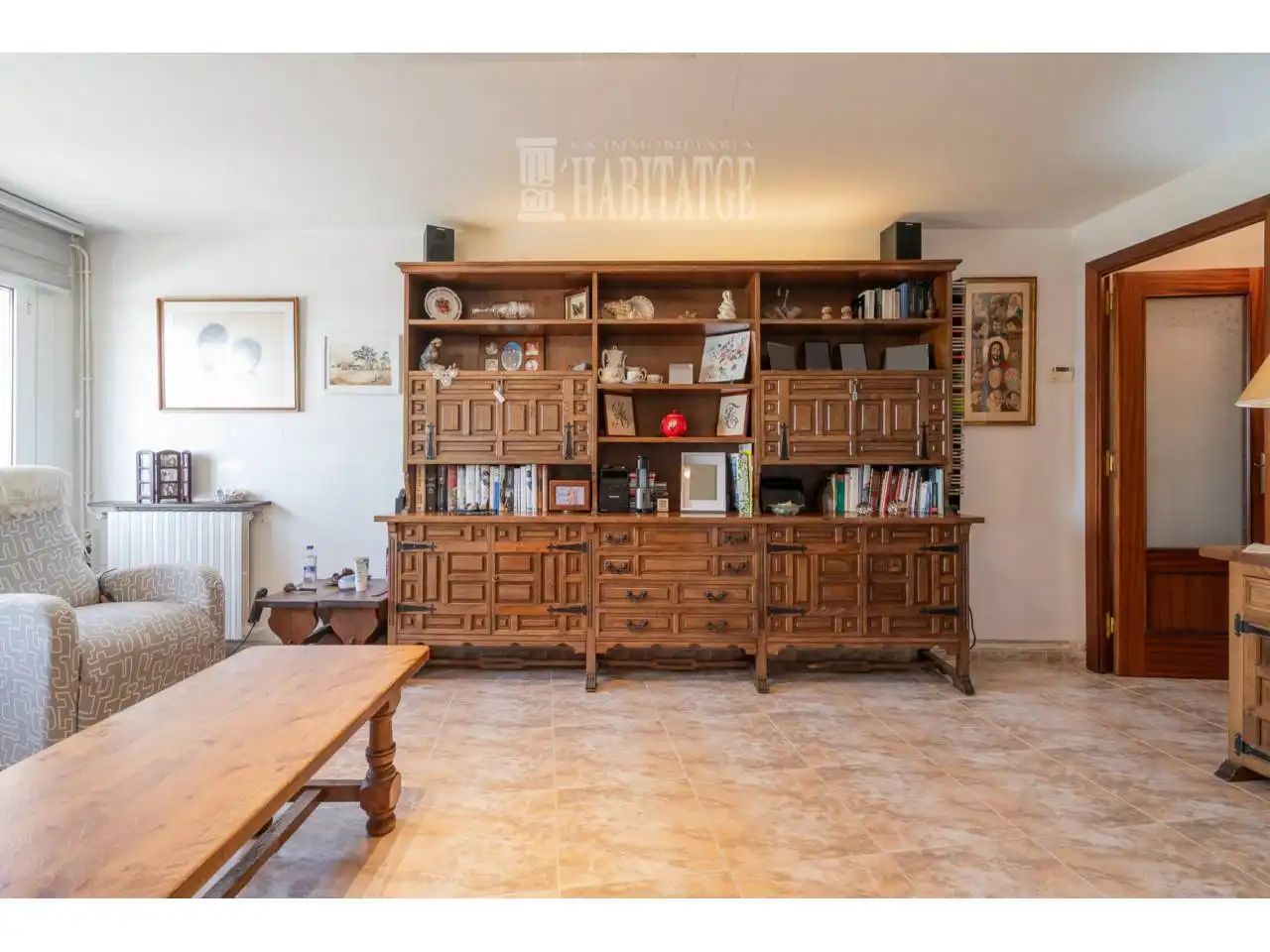 Living room of Houses for sale in Sant Hilari Sacalm  with Air Conditioner, Heating and Private garden