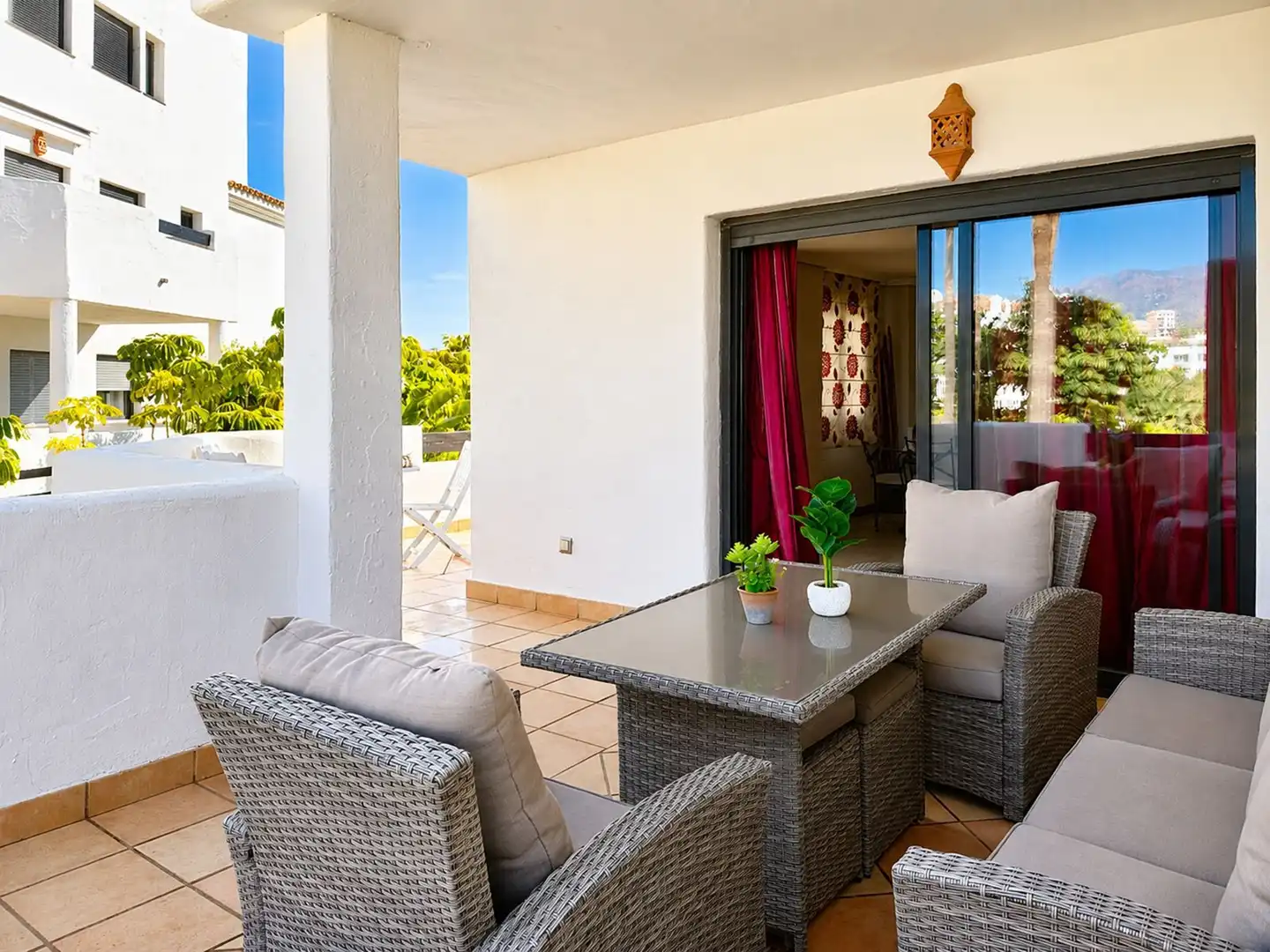 Terrace of Apartments for sale in Estepona  with Air Conditioner, Terrace and Furnished