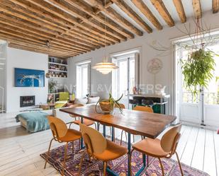 Dining room of Apartment for sale in  Madrid Capital  with Air Conditioner, Heating and Balcony