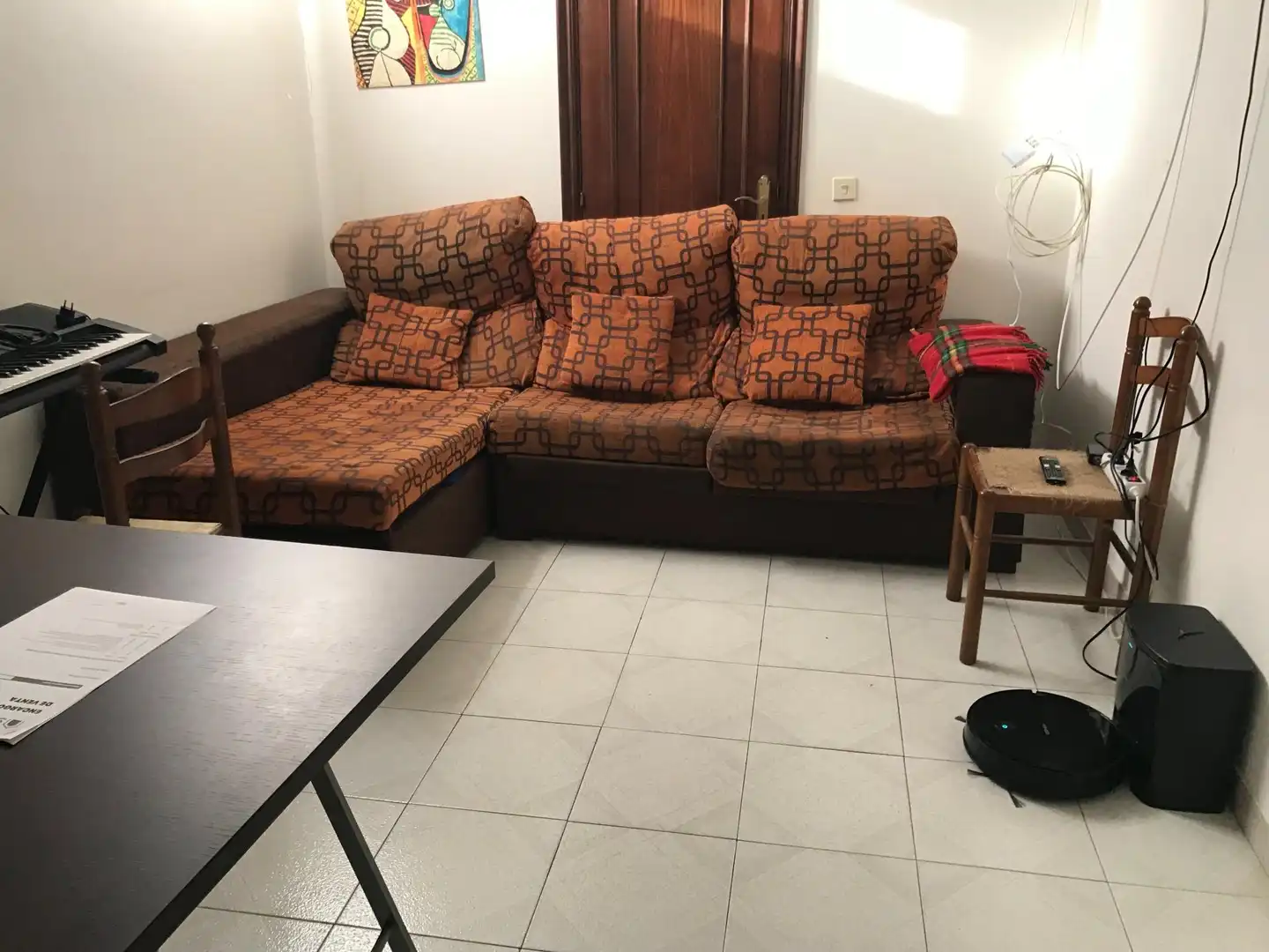 Sala de estar de Piso en venta en Santiago de Compostela 