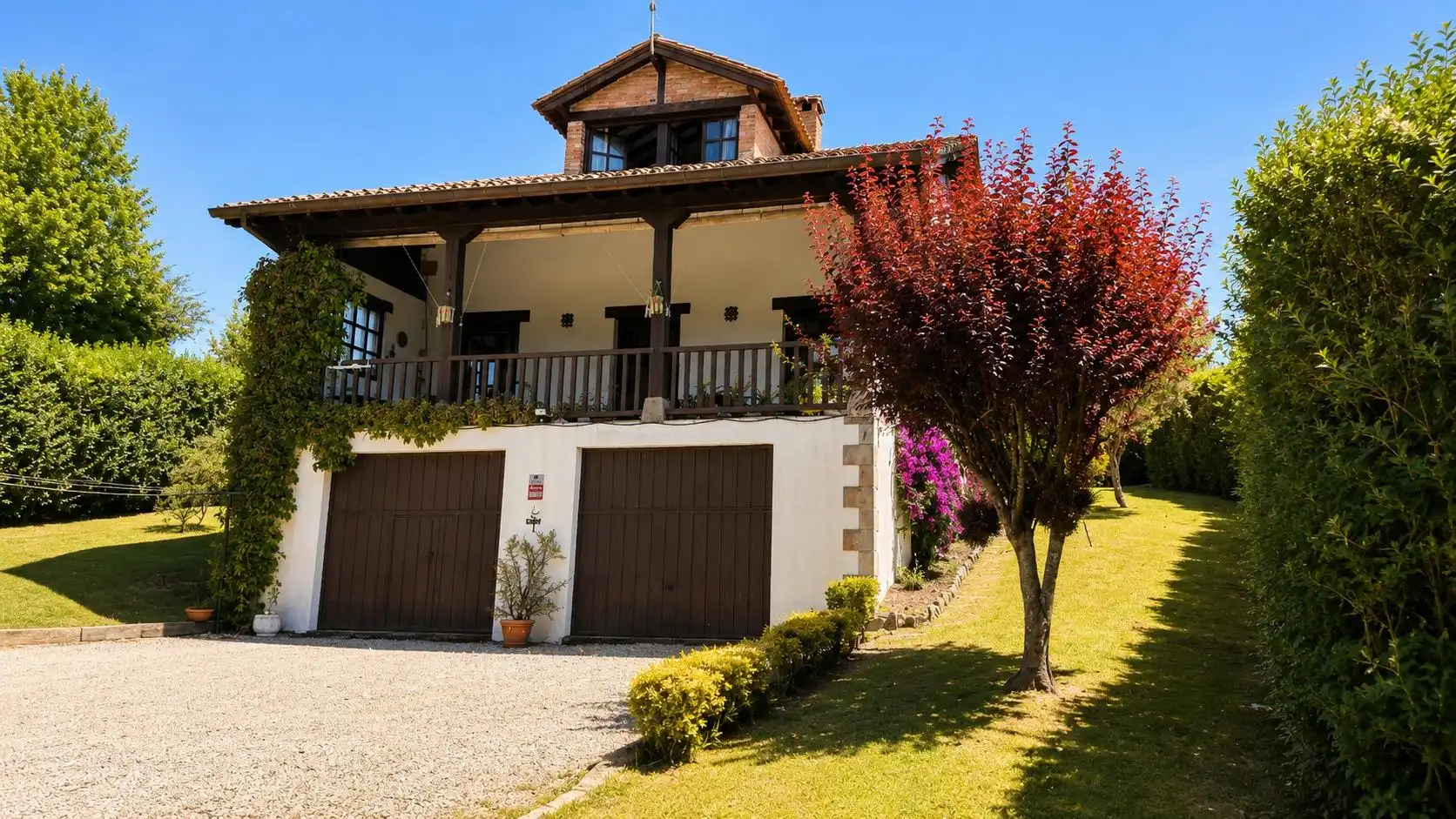 Vista exterior de Casa o chalet en venta en Ruiloba con Calefacción, Jardín privado y Terraza