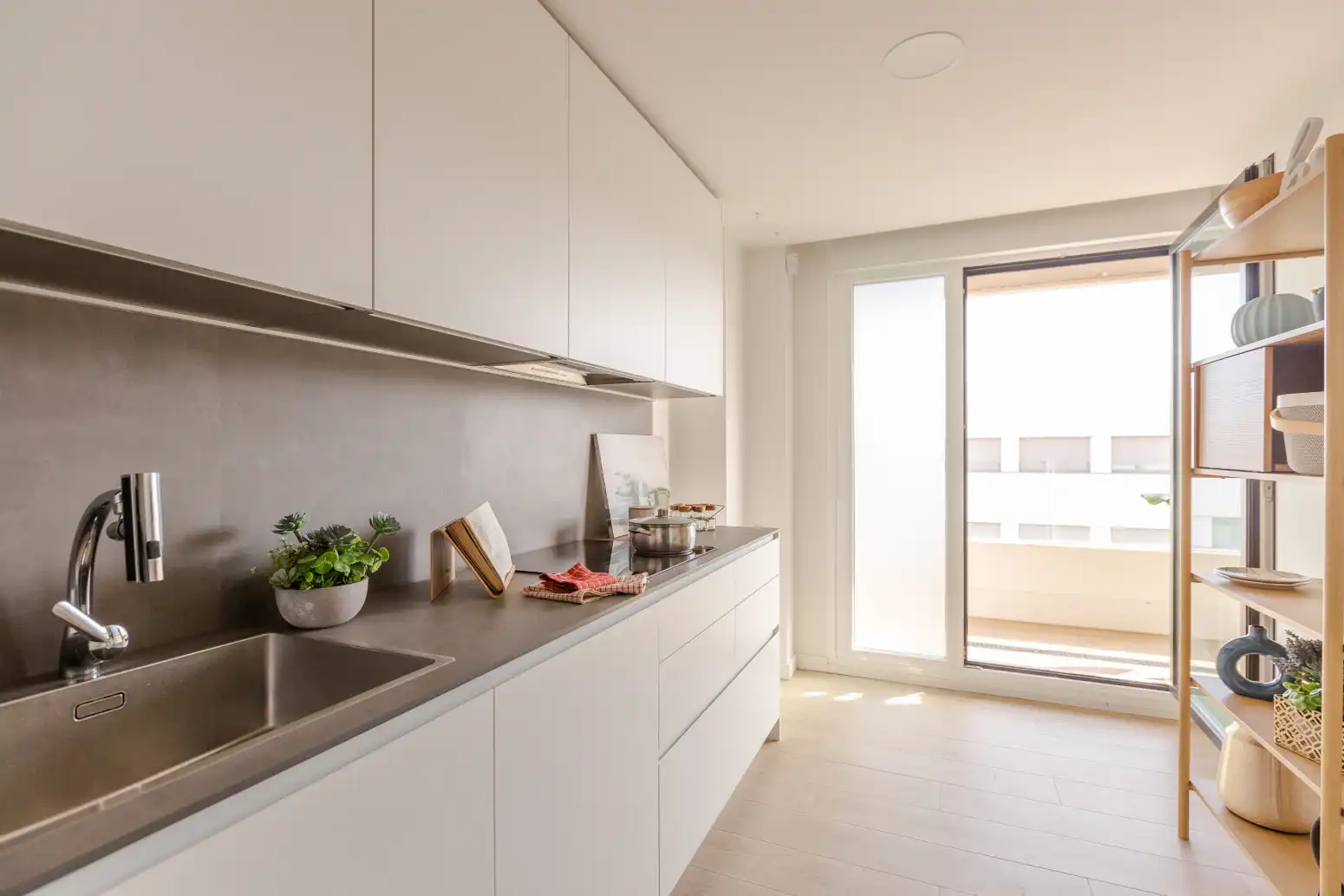Kitchen of Attic for sale in Zizur Mayor / Zizur Nagusia  with Air Conditioner, Heating and Private garden