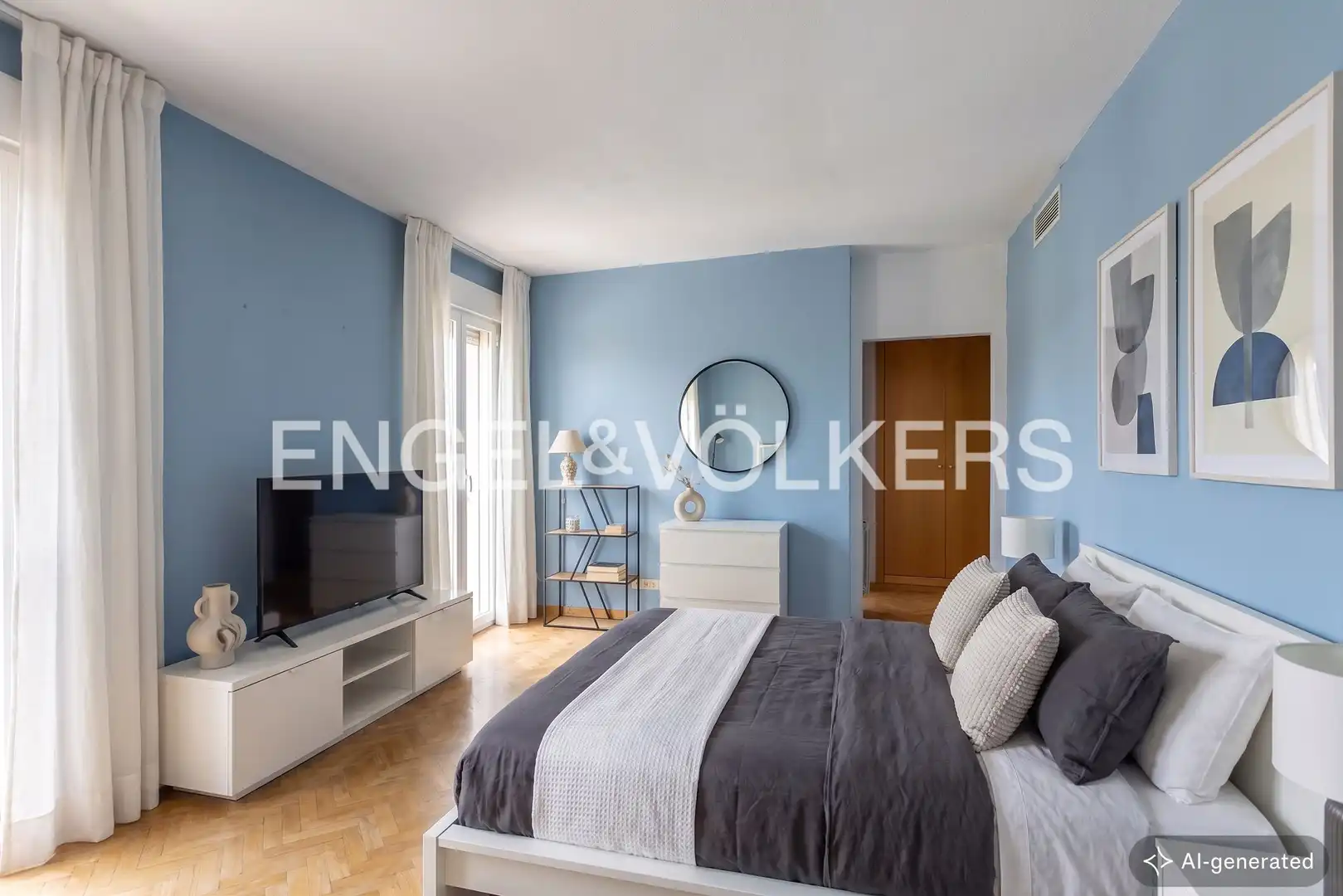 Bedroom of Houses for sale in Madrid  with Air Conditioner, Heating and Private garden
