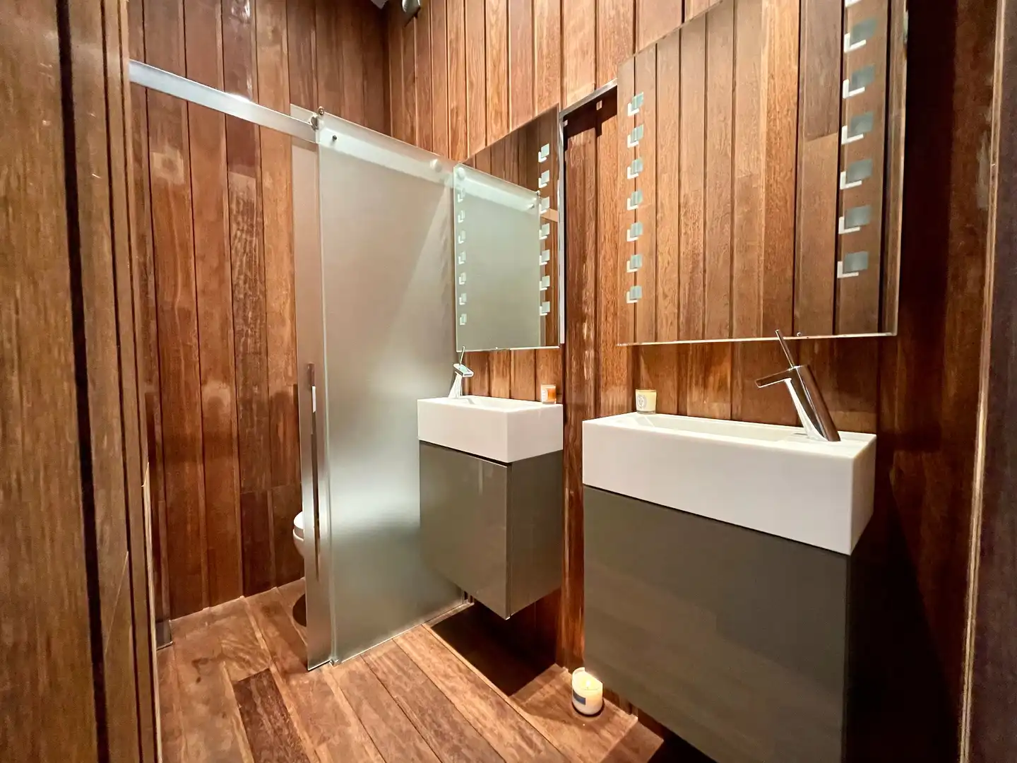 Bathroom of Houses for rent in Vilaboa  with Private garden, Parquet flooring and Terrace
