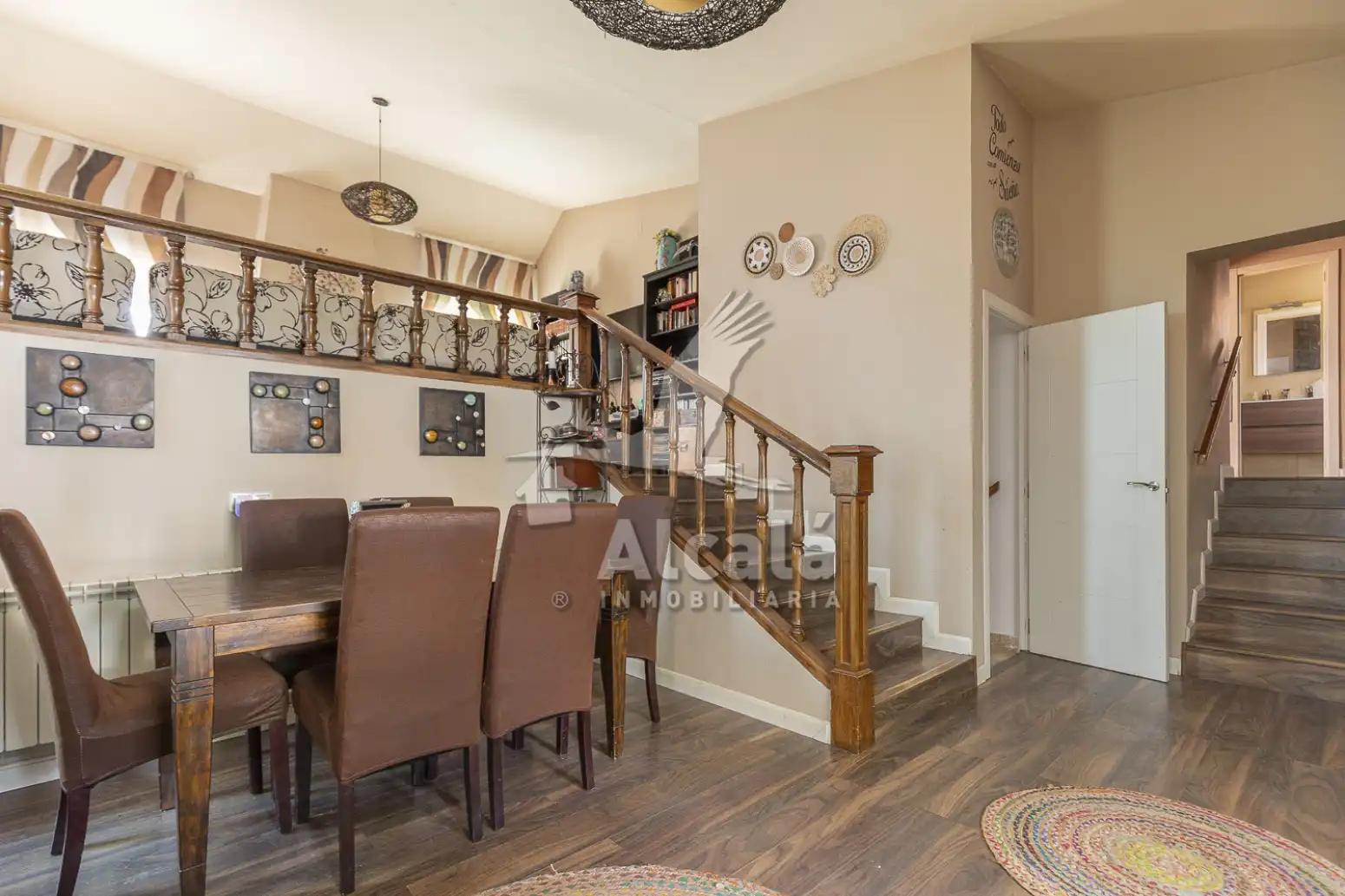 Dining room of Houses for sale in Camarma de Esteruelas  with Air Conditioner, Heating and Private garden