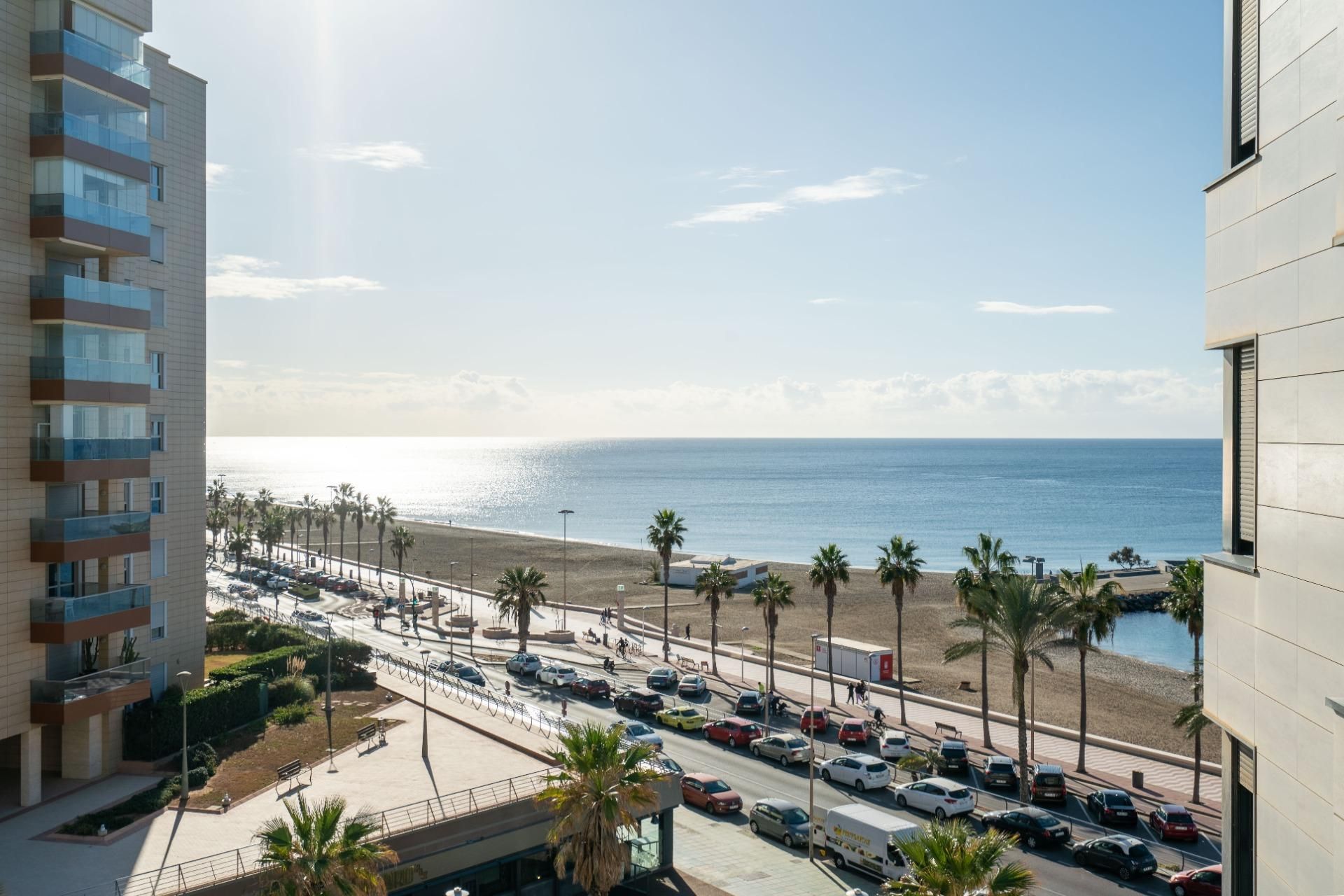 Exterior view of Flat for sale in  Almería Capital  with Air Conditioner, Heating and Private garden