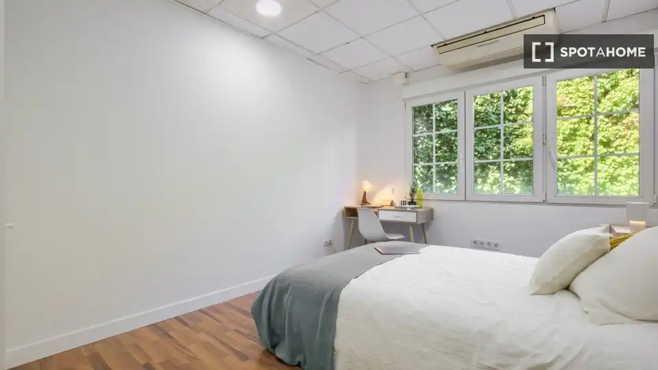 Habitación de Piso de alquiler en Madrid con Aire acondicionado, Calefacción y Amueblado