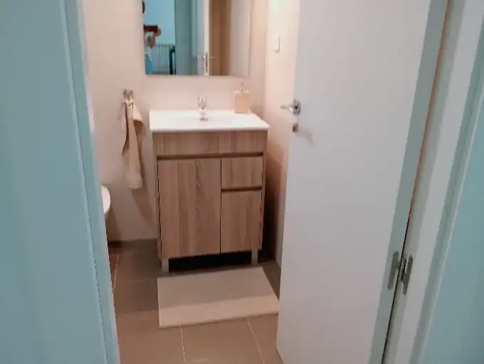 Bathroom of Flat for rent in Miengo  with Heating, Private garden and Parquet flooring