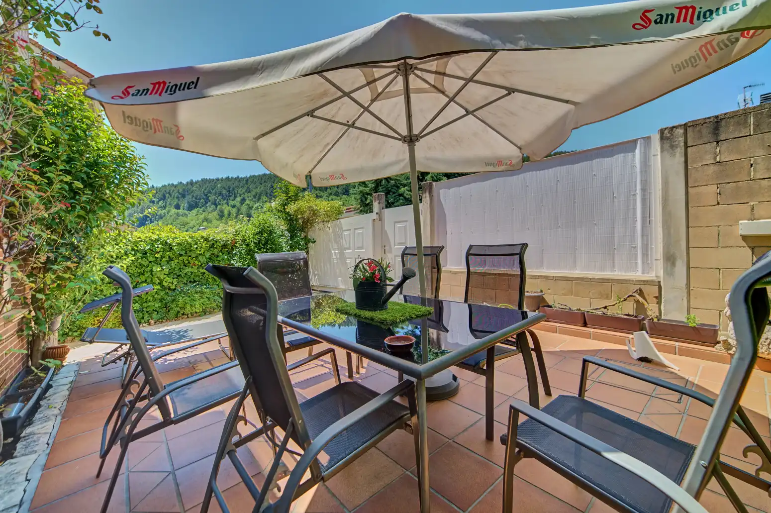 Terraza de Casa adosada en venta en Ezcabarte con Calefacción, Jardín privado y Parquet