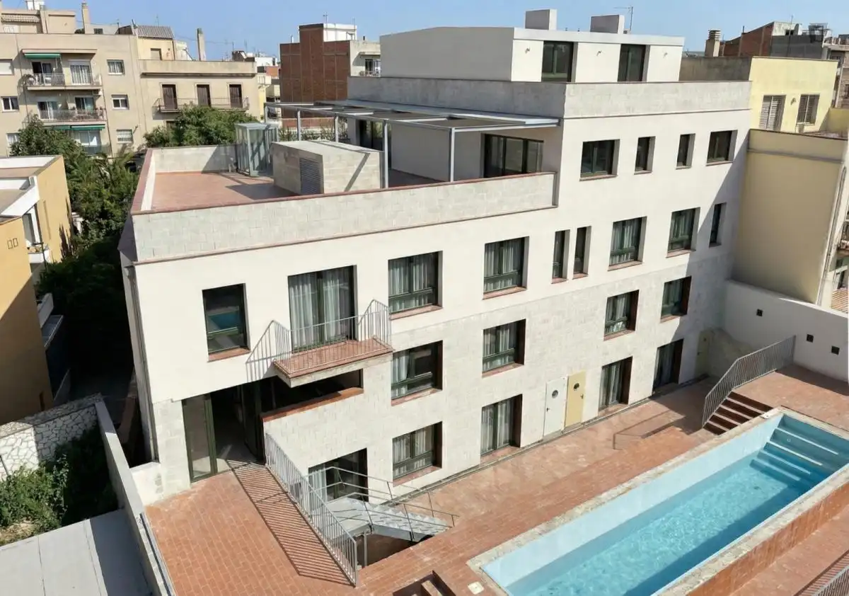Vista exterior de Apartamento de alquiler en Barcelona con Aire acondicionado, Calefacción y Amueblado