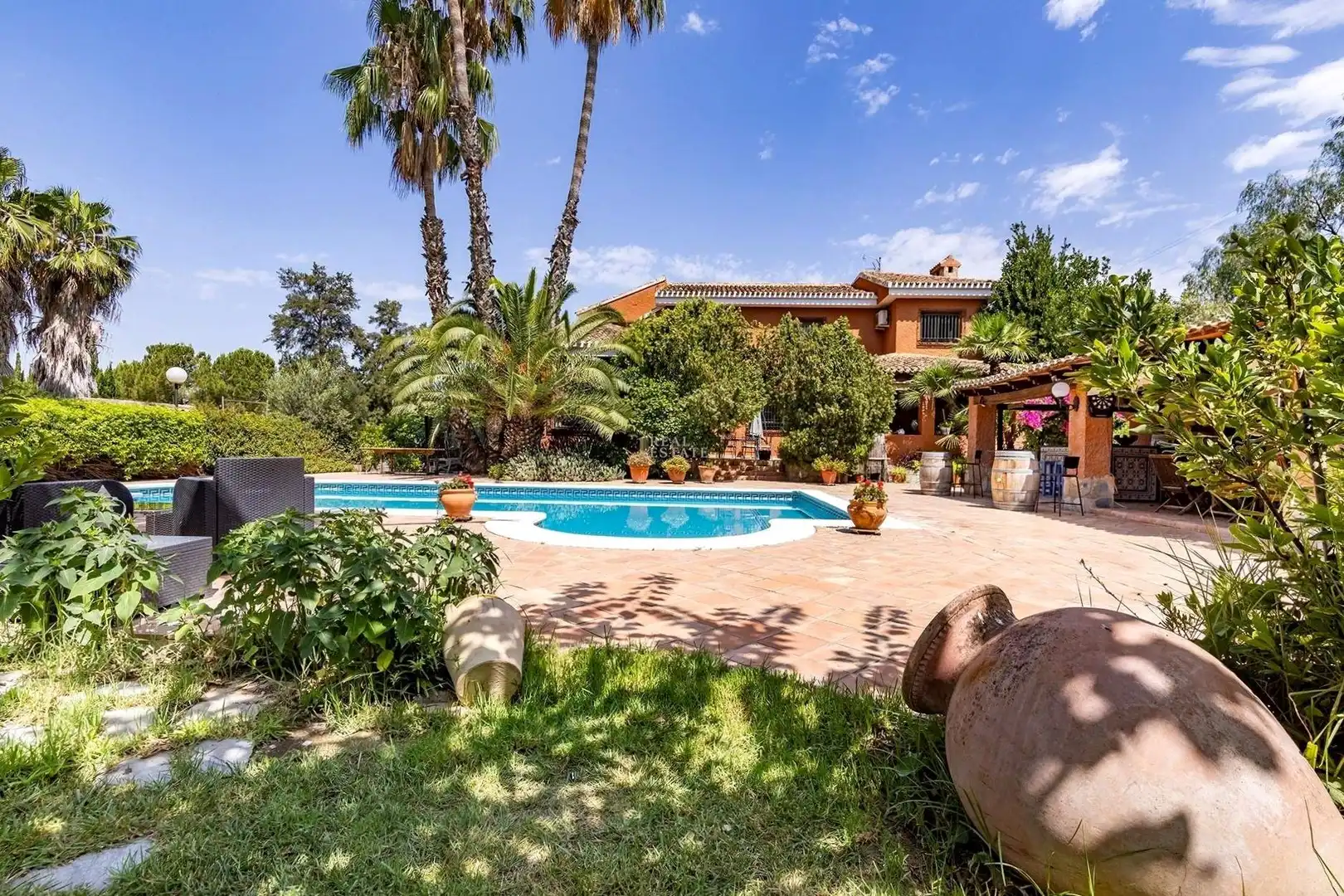 Garden of Houses for sale in Murcia  with Air Conditioner, Heating and Terrace