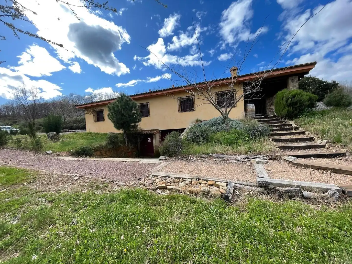 Vista exterior de Casa o chalet en venta en Jaraíz de la Vera con Aire acondicionado, Calefacción y Jardín privado