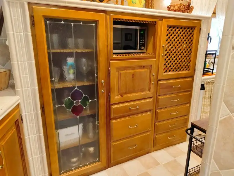 Cocina de Casa o chalet en venta en Bustarviejo con Calefacción, Parquet y Terraza