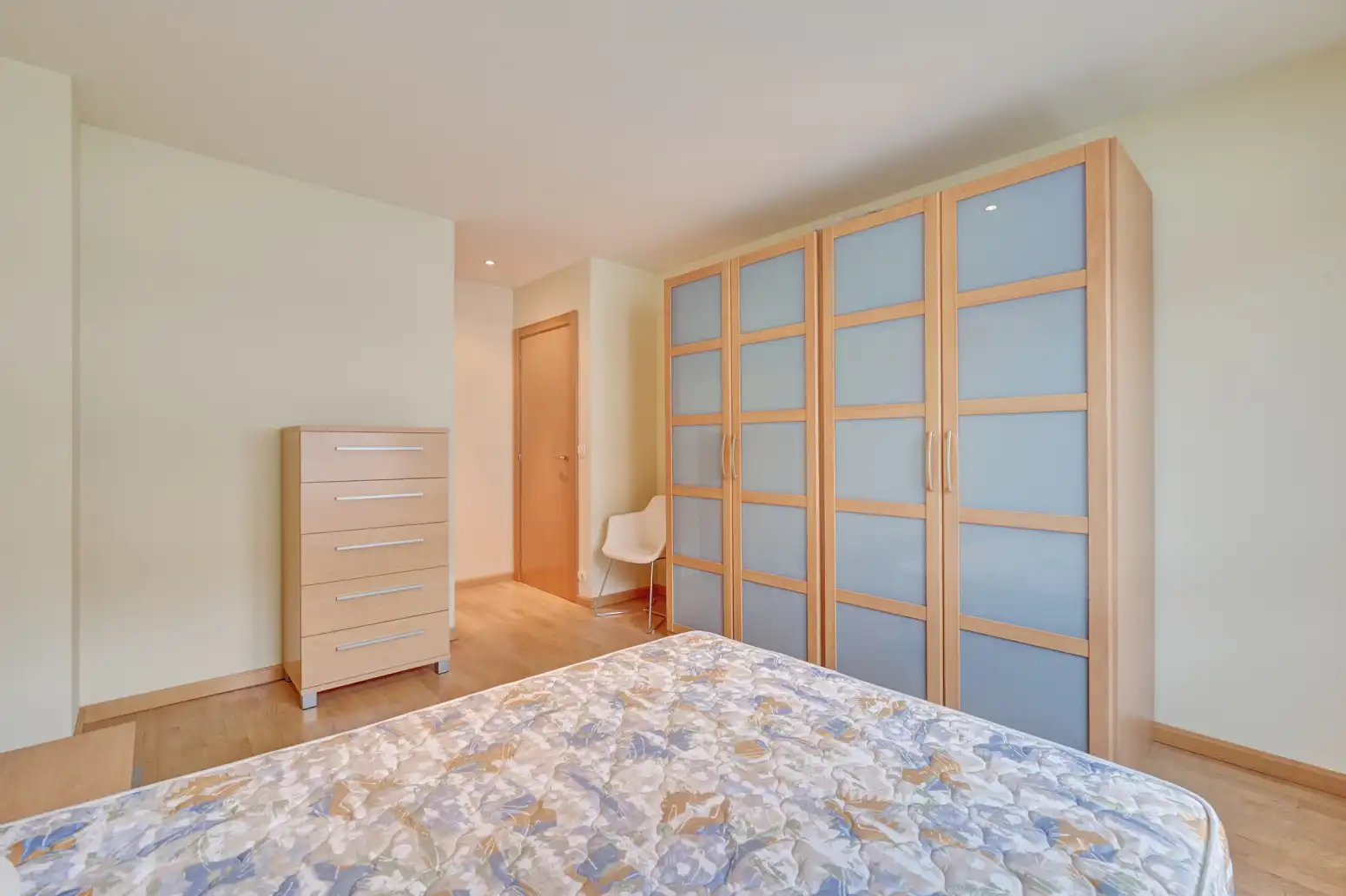 Bedroom of Flat for sale in  Pamplona / Iruña  with Heating, Private garden and Parquet flooring