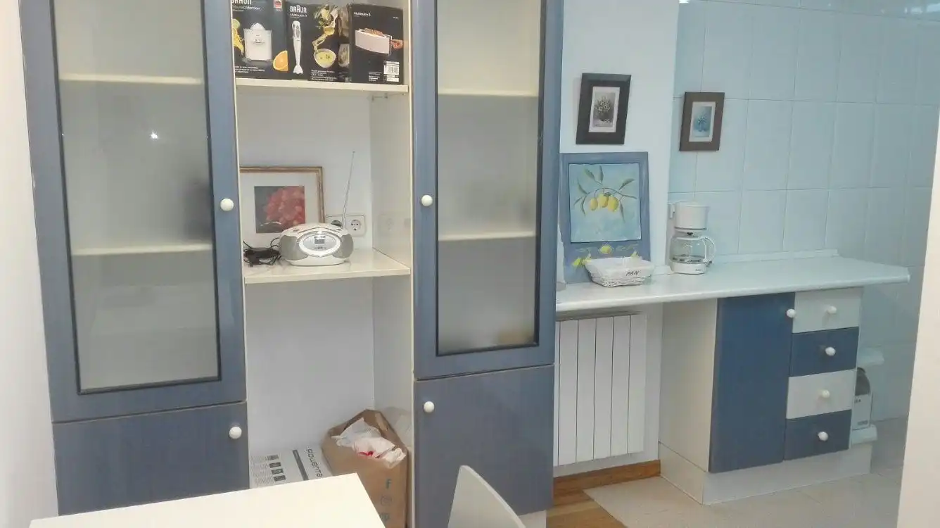 Cocina de Piso de alquiler en Santander con Calefacción, Terraza y Amueblado