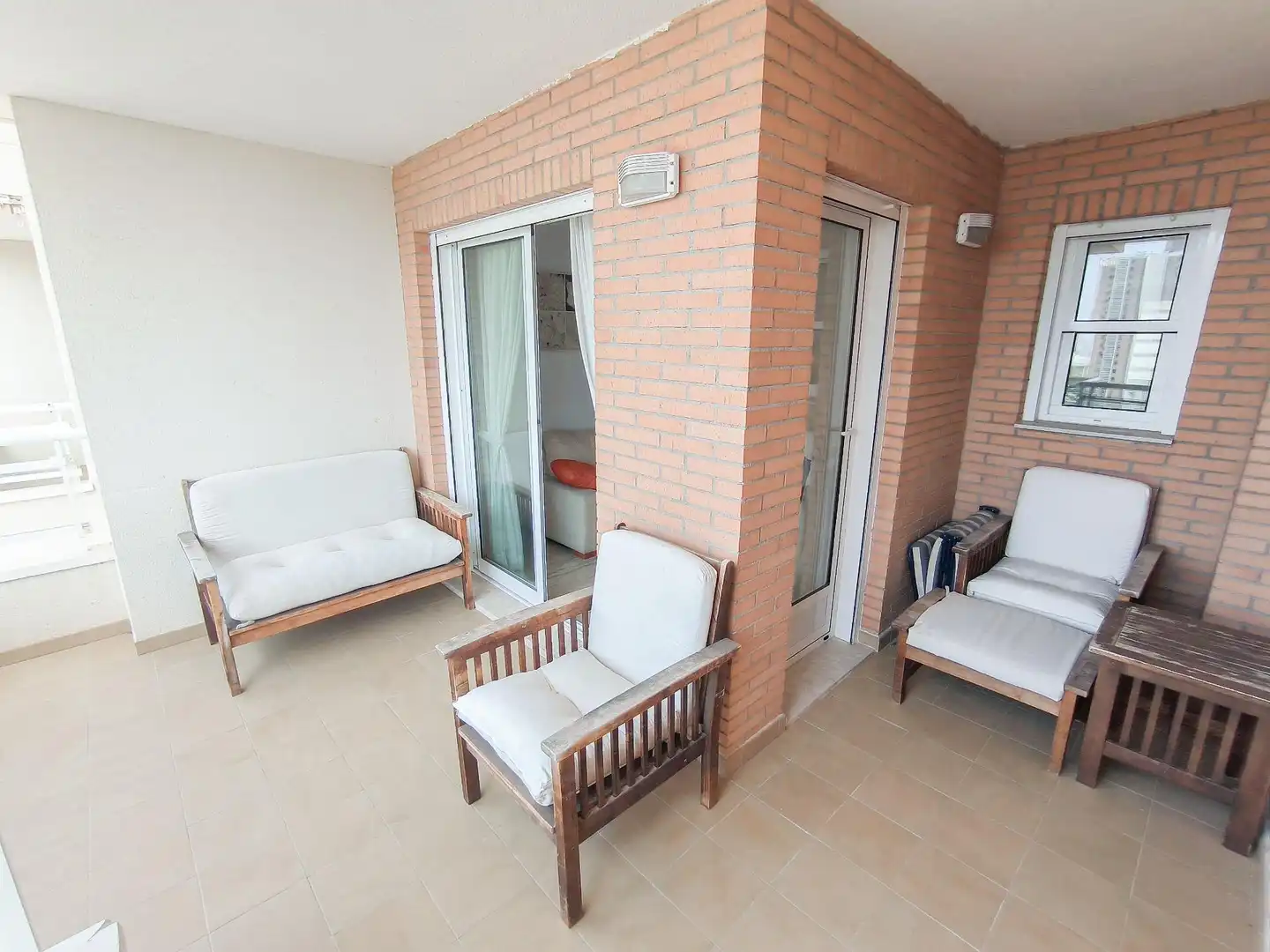 Balcony of Apartments for sale in Benidorm  with Air Conditioner, Heating and Private garden