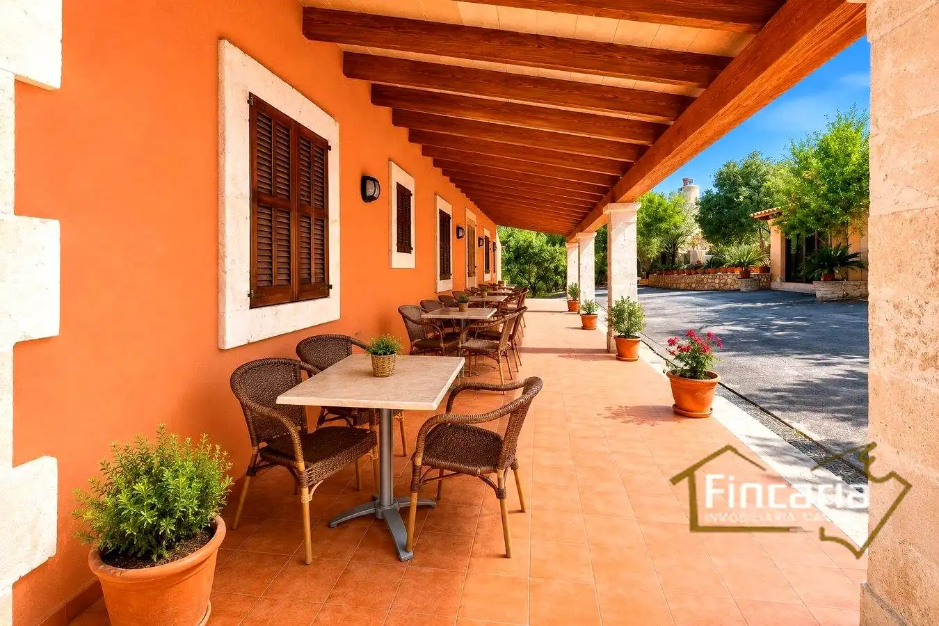 Terrace of Country homes for sale in Manacor  with Air Conditioner, Private garden and Terrace