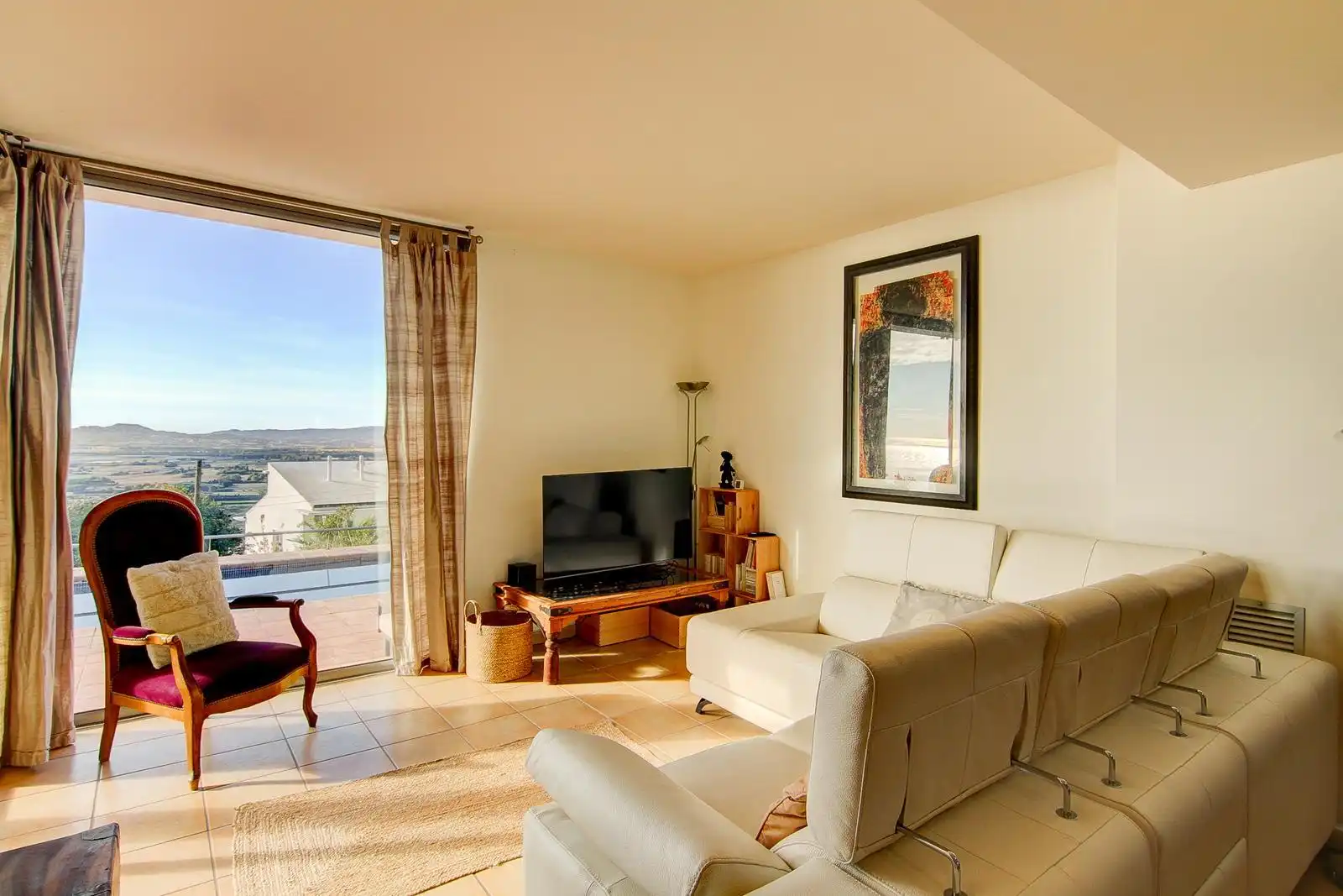Sala d'estar de Casa adosada de lloguer en L'Estartit Poble