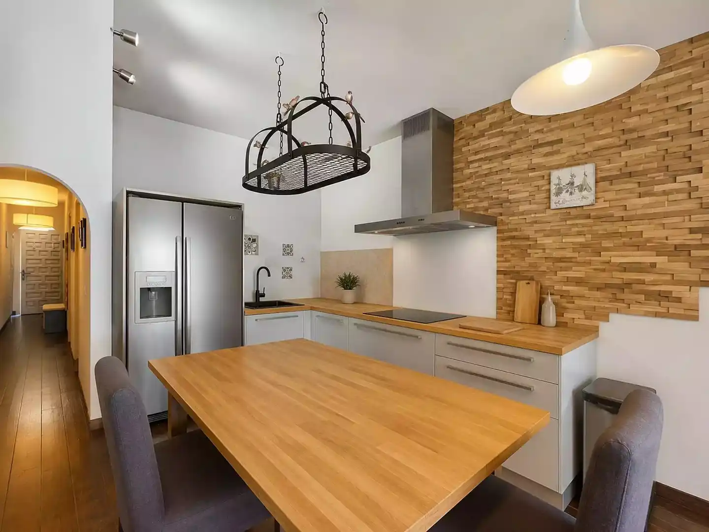 Cocina de Apartamento en venta en Empuriabrava con Aire acondicionado, Trastero y Amueblado