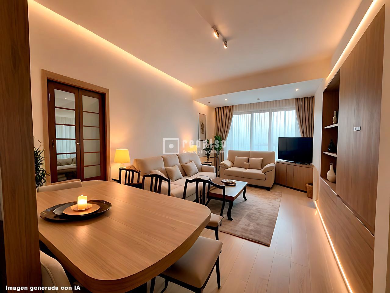 Living room of Flat for sale in  Madrid Capital  with Air Conditioner, Heating and Terrace