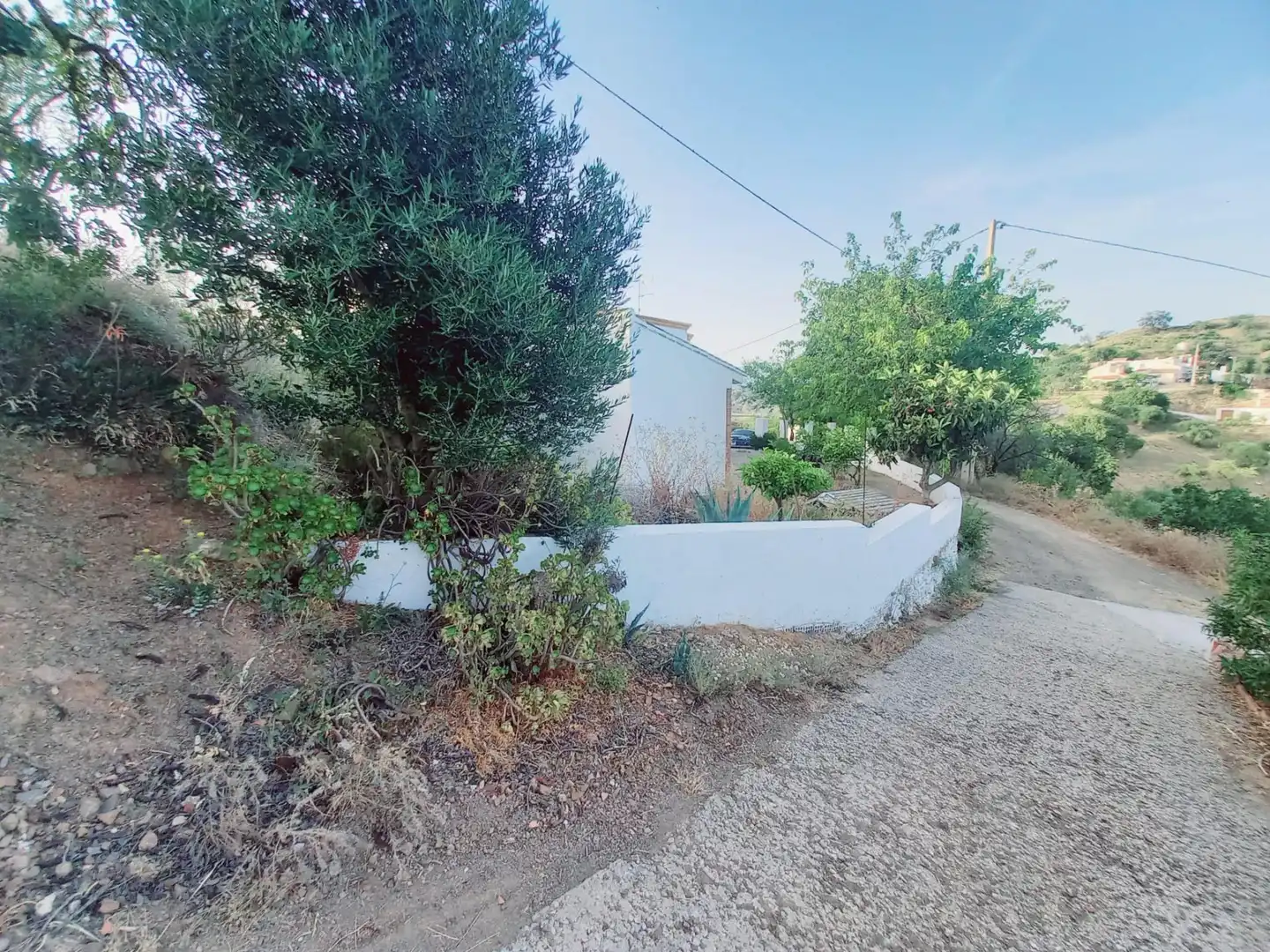 Vista exterior de Casa adosada en venta en Comares con Terraza, Trastero y Amueblado