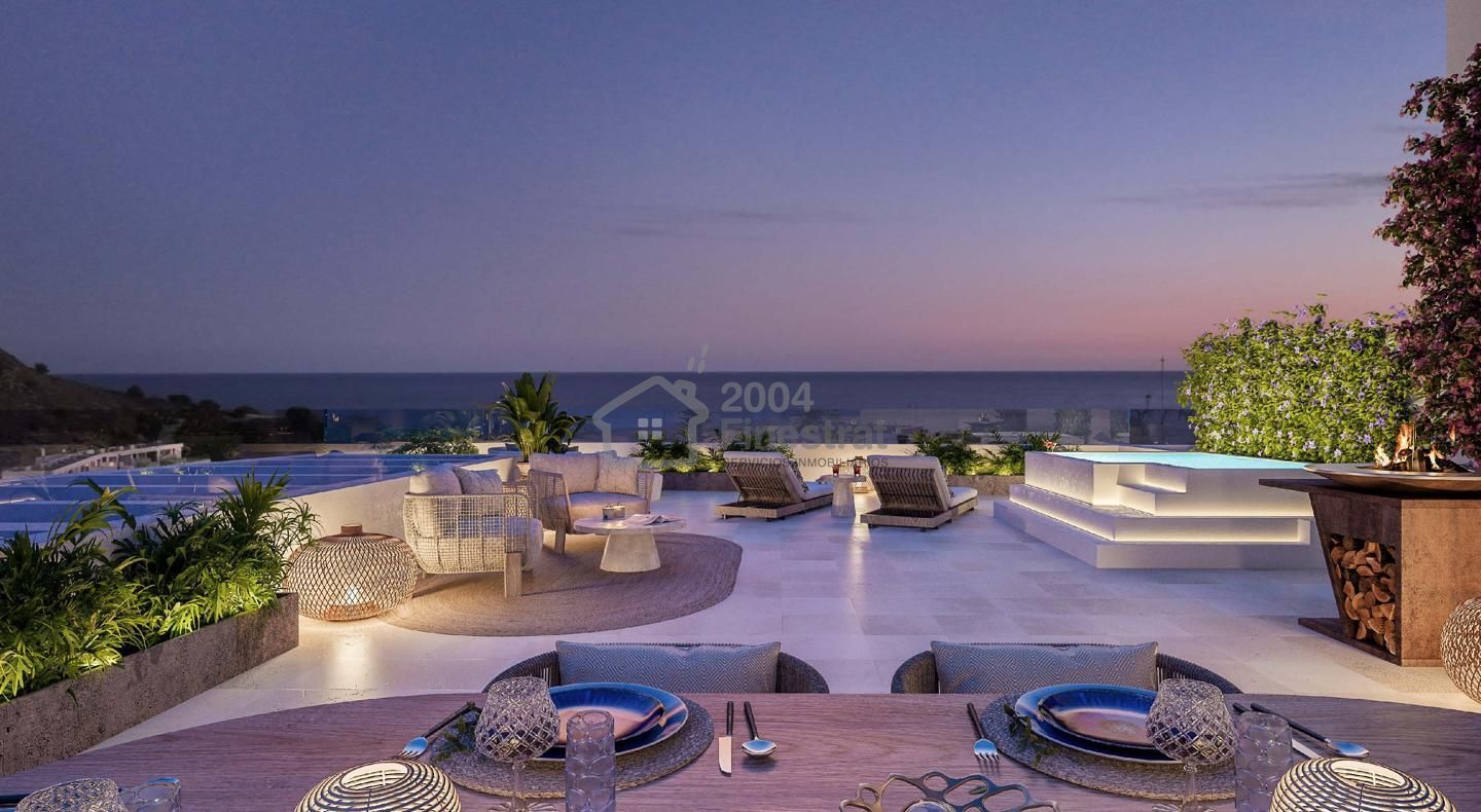 Terrace of Flat for sale in Villajoyosa / La Vila Joiosa  with Air Conditioner, Private garden and Terrace