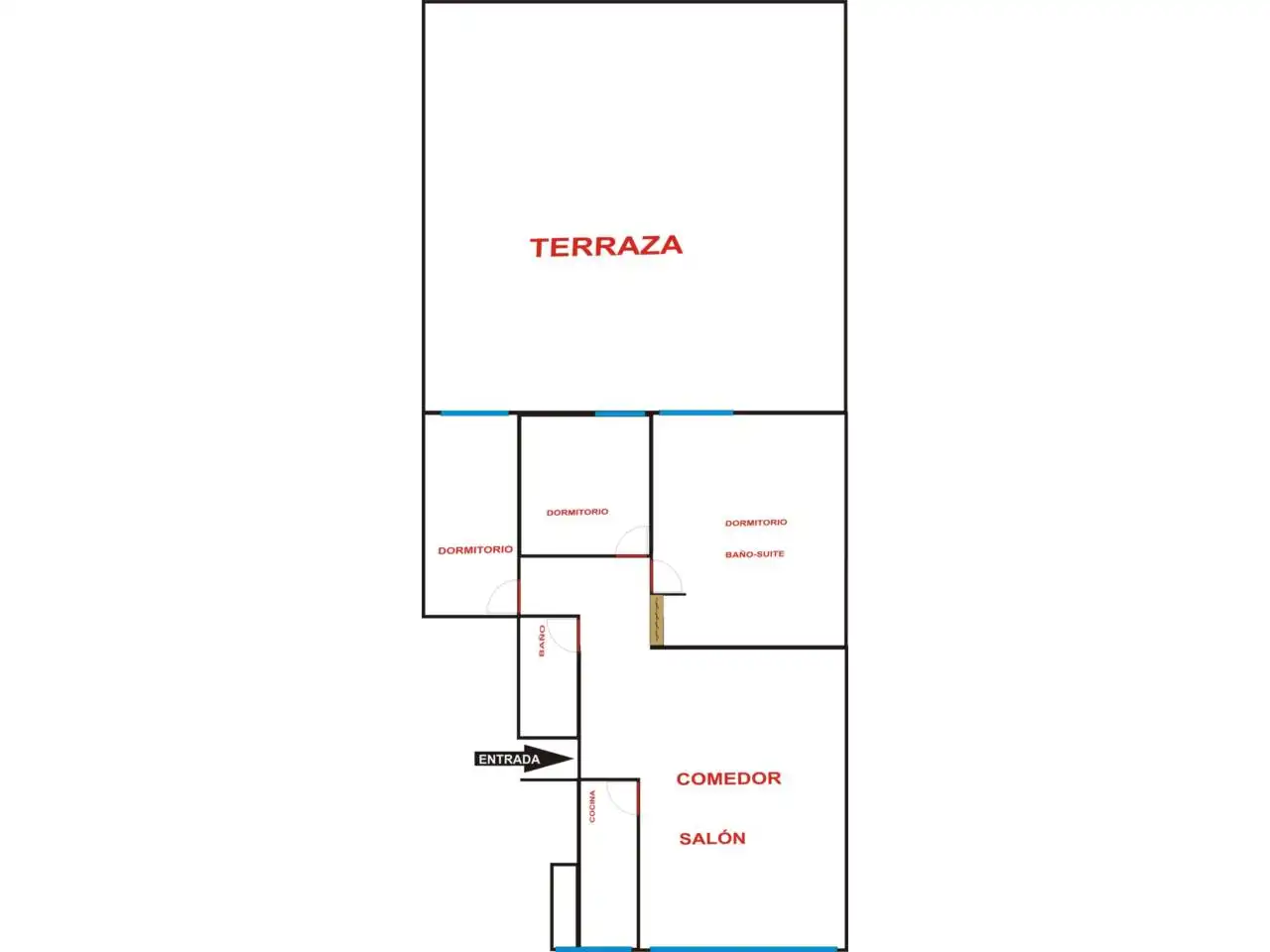 Piso en venta en Badalona con Aire acondicionado, Calefacción y Terraza