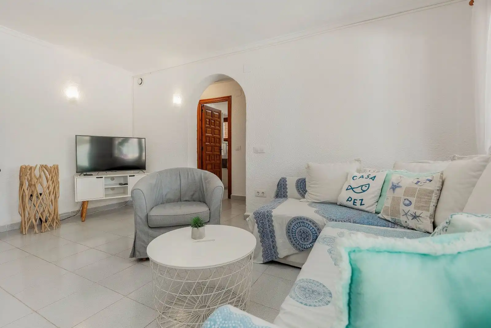 Sala de estar de Casa o chalet en venta en Moraira con Aire acondicionado, Calefacción y Terraza