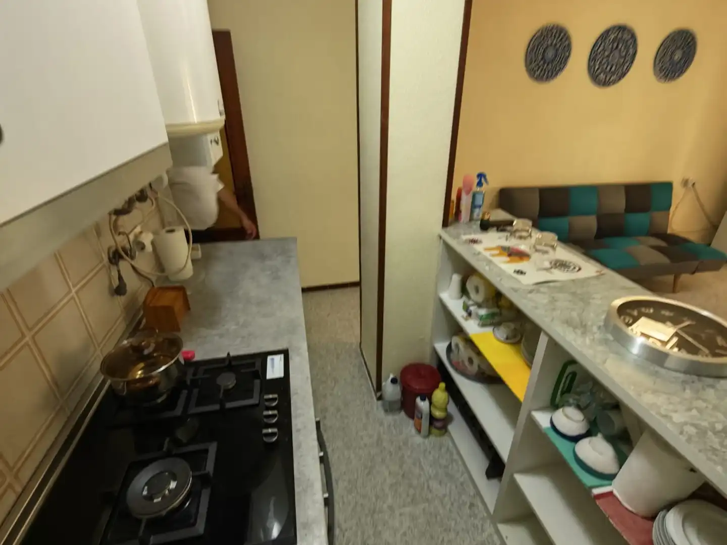 Kitchen of Flat for rent in Murcia  with Air Conditioner, Heating and Furnished