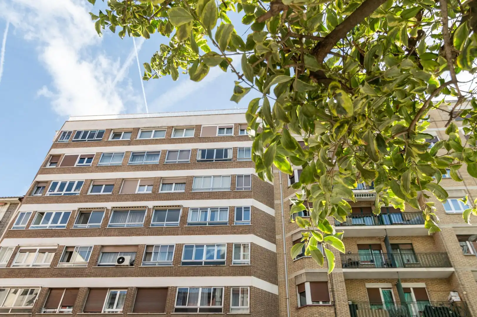 Vista exterior de Pis en venda en  Pamplona / Iruña amb Calefacció i Parquet