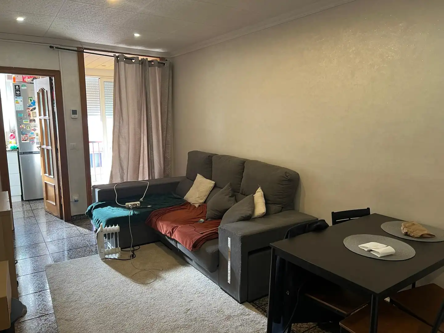 Sala de estar de Piso en venta en Mataró con Amueblado, Horno y Balcón