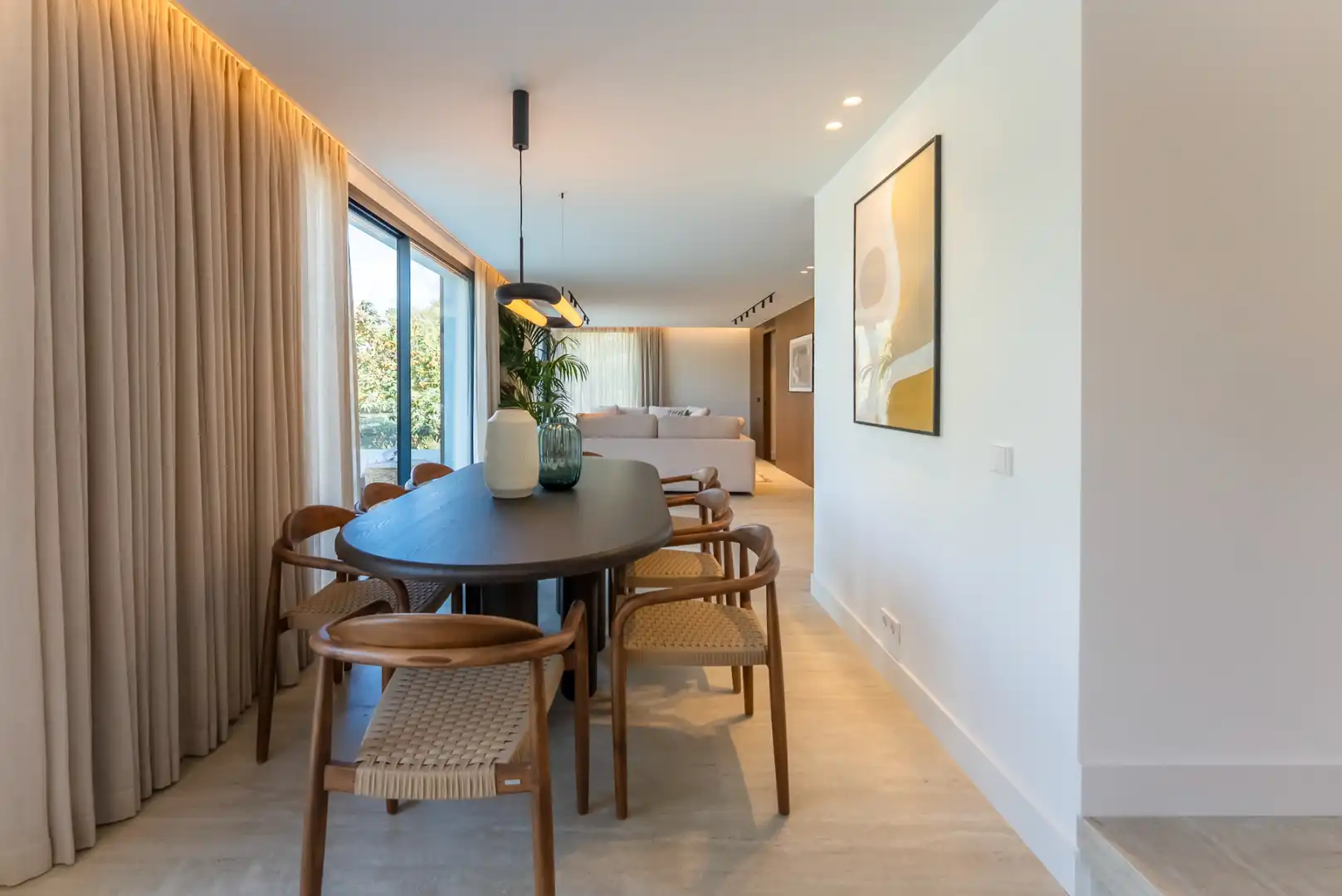 Comedor de Casa o chalet en venta en Marbella con Aire acondicionado, Jardín privado y Terraza