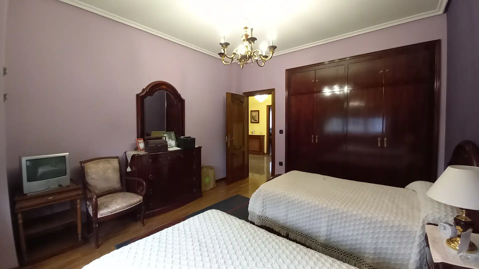 Bedroom of Houses for sale in Castrillón  with Heating, Private garden and Parquet flooring