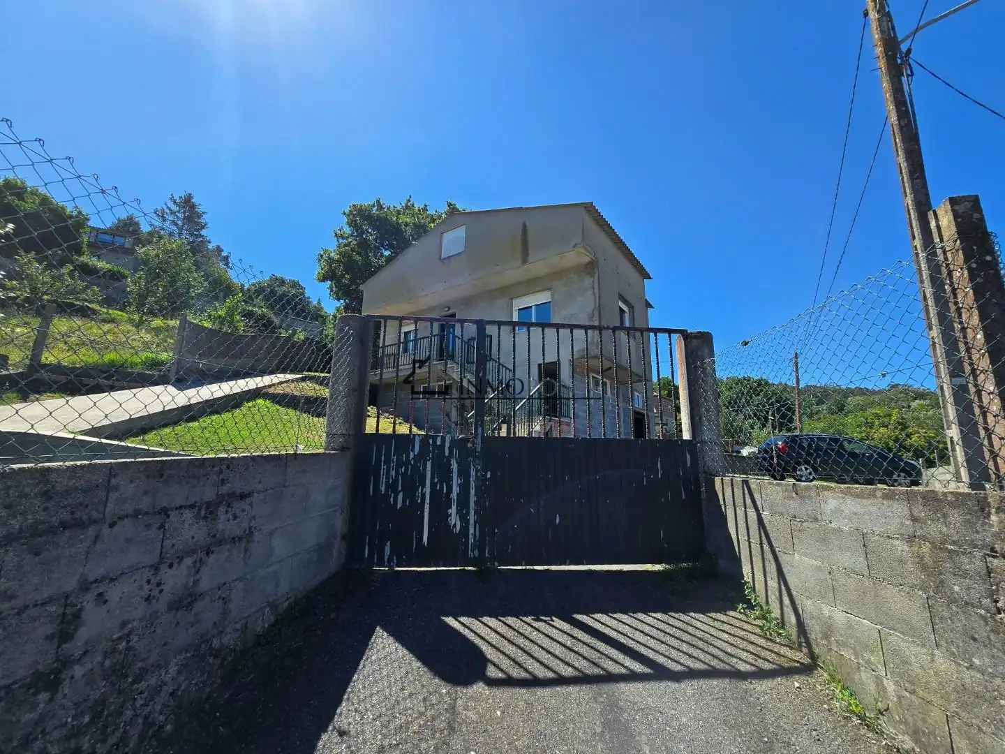 Vista exterior de Casa o chalet en venta en Pontevedra Capital  con Calefacción, Jardín privado y Terraza