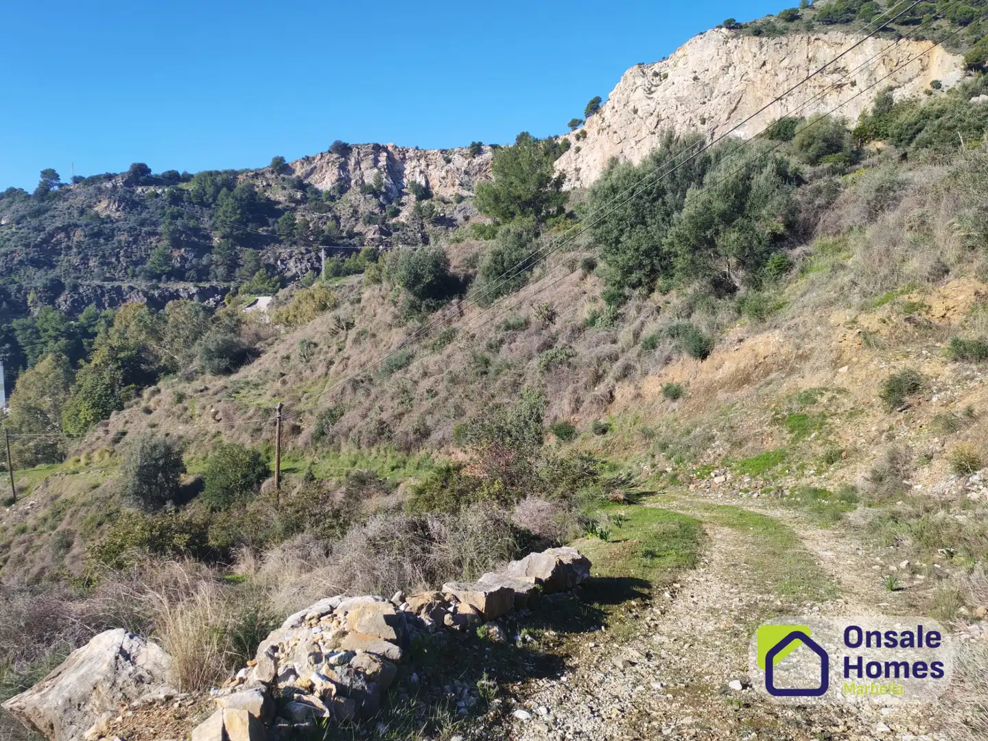 Vista exterior de Terreno en venta en Ojén
