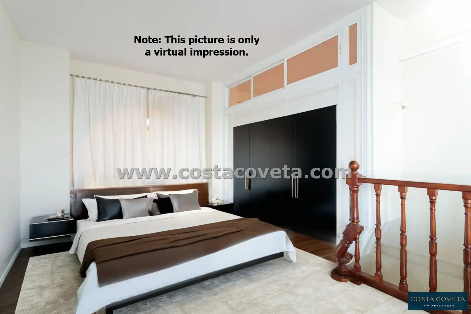 Bedroom of Houses for sale in El Campello  with Air Conditioner, Private garden and Terrace